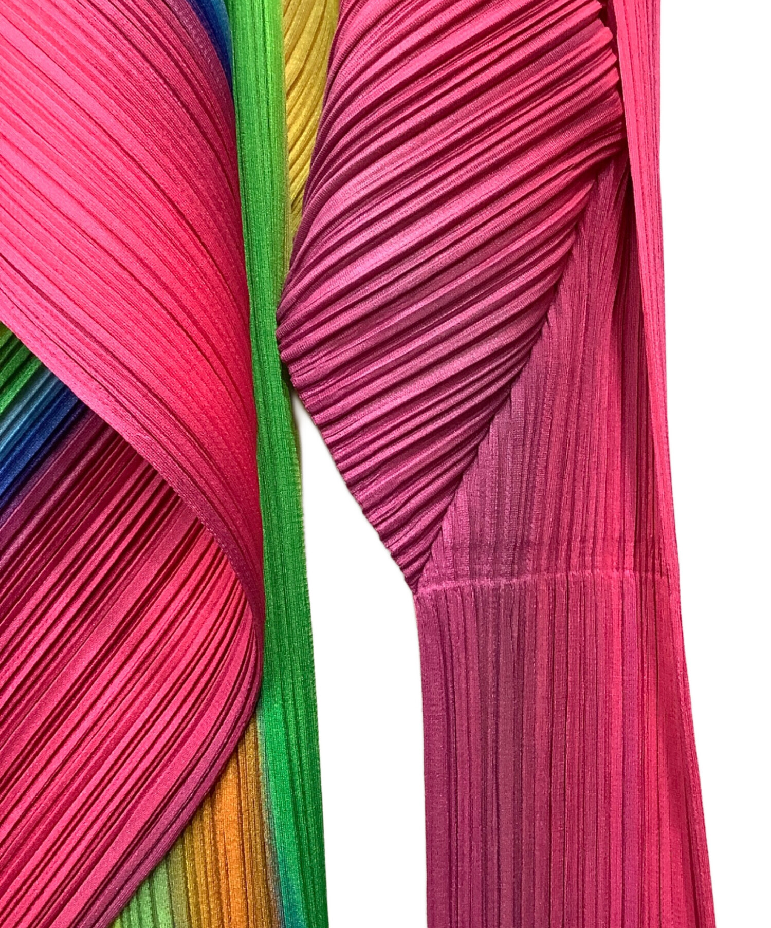 未使用　プリーツプリーズ　カーディガン 総柄 マルチカラー　タグ付き PLEATS PLEASE ISSEY MIYAKE - 美品 プリーツプリーズ イッセイ