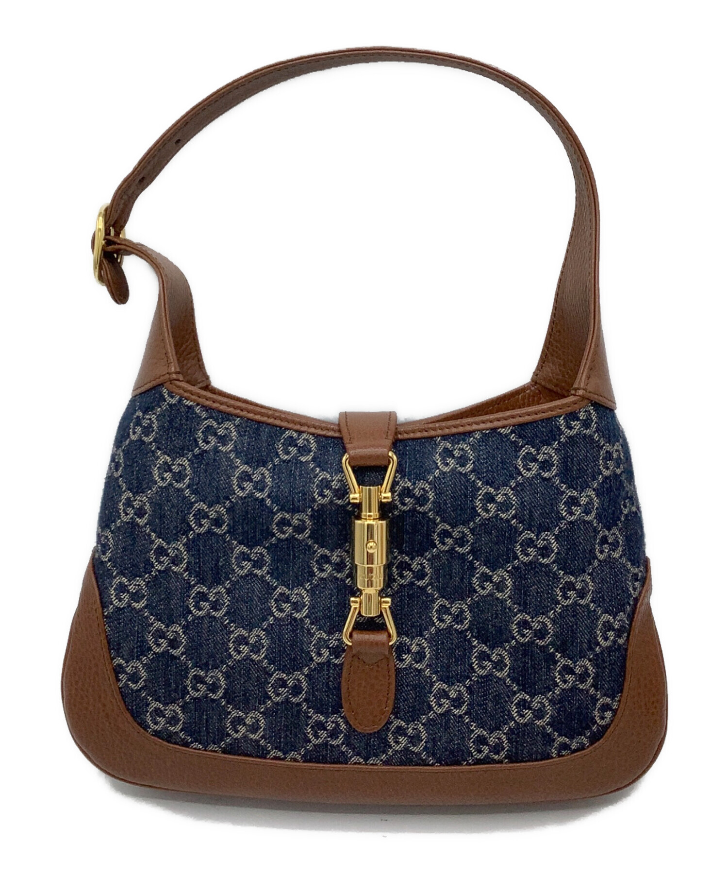 中古・古着通販】GUCCI (グッチ) ジャッキーショルダーバッグ ブラウン