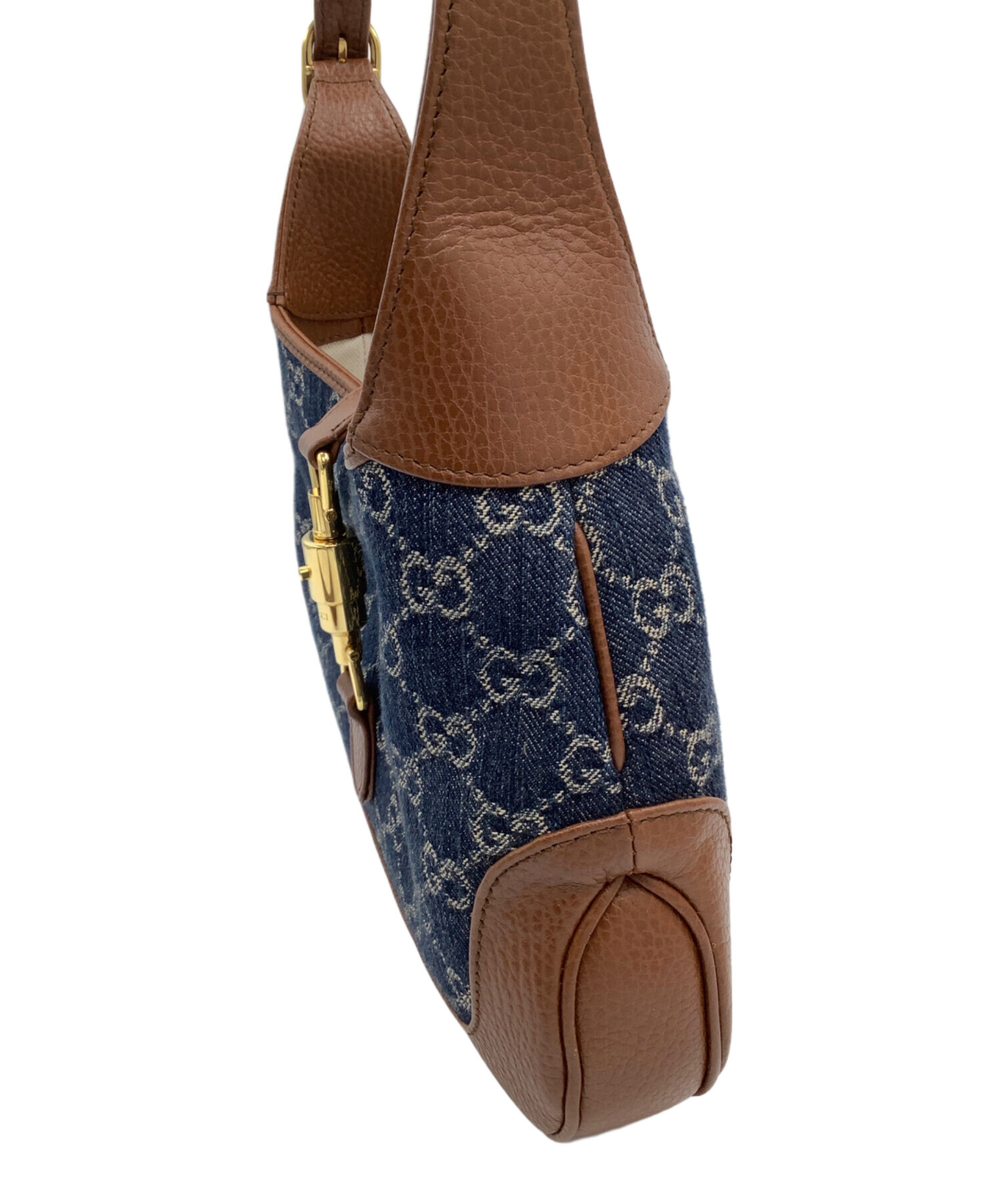 中古・古着通販】GUCCI (グッチ) ジャッキーショルダーバッグ ブラウン