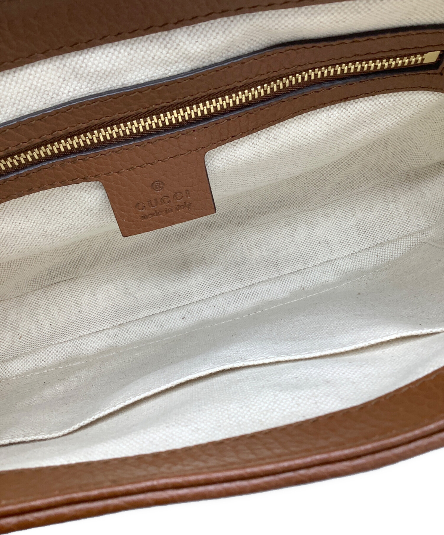 中古・古着通販】GUCCI (グッチ) ジャッキーショルダーバッグ ブラウン