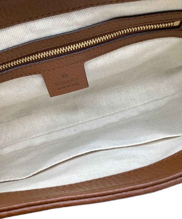 中古・古着通販】GUCCI (グッチ) ジャッキーショルダーバッグ ブラウン