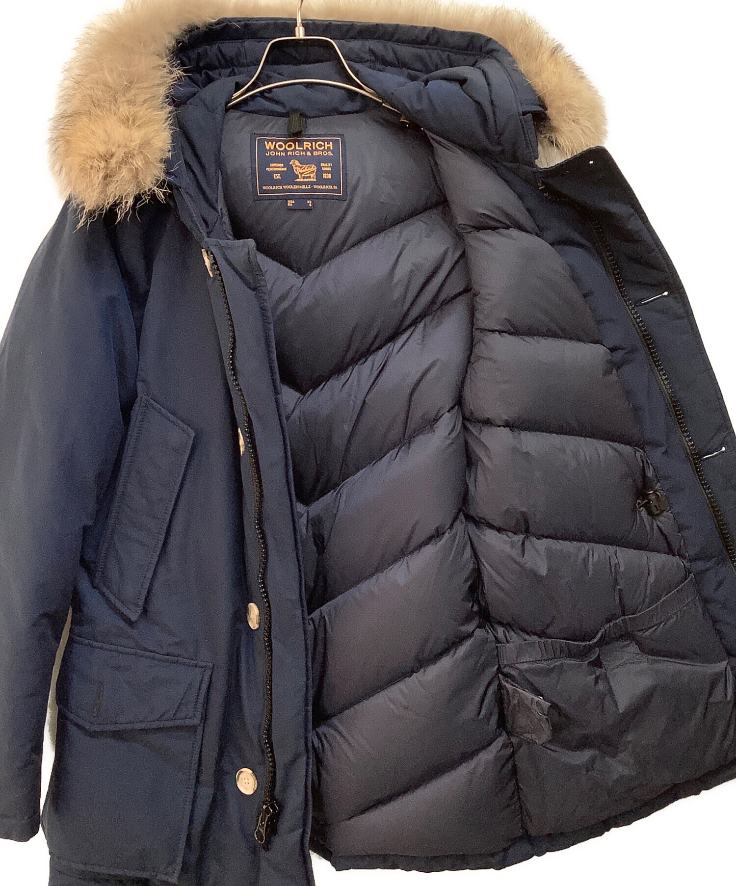 中古・古着通販】WOOLRICH (ウールリッチ) ARCTIC PARKA ネイビー 