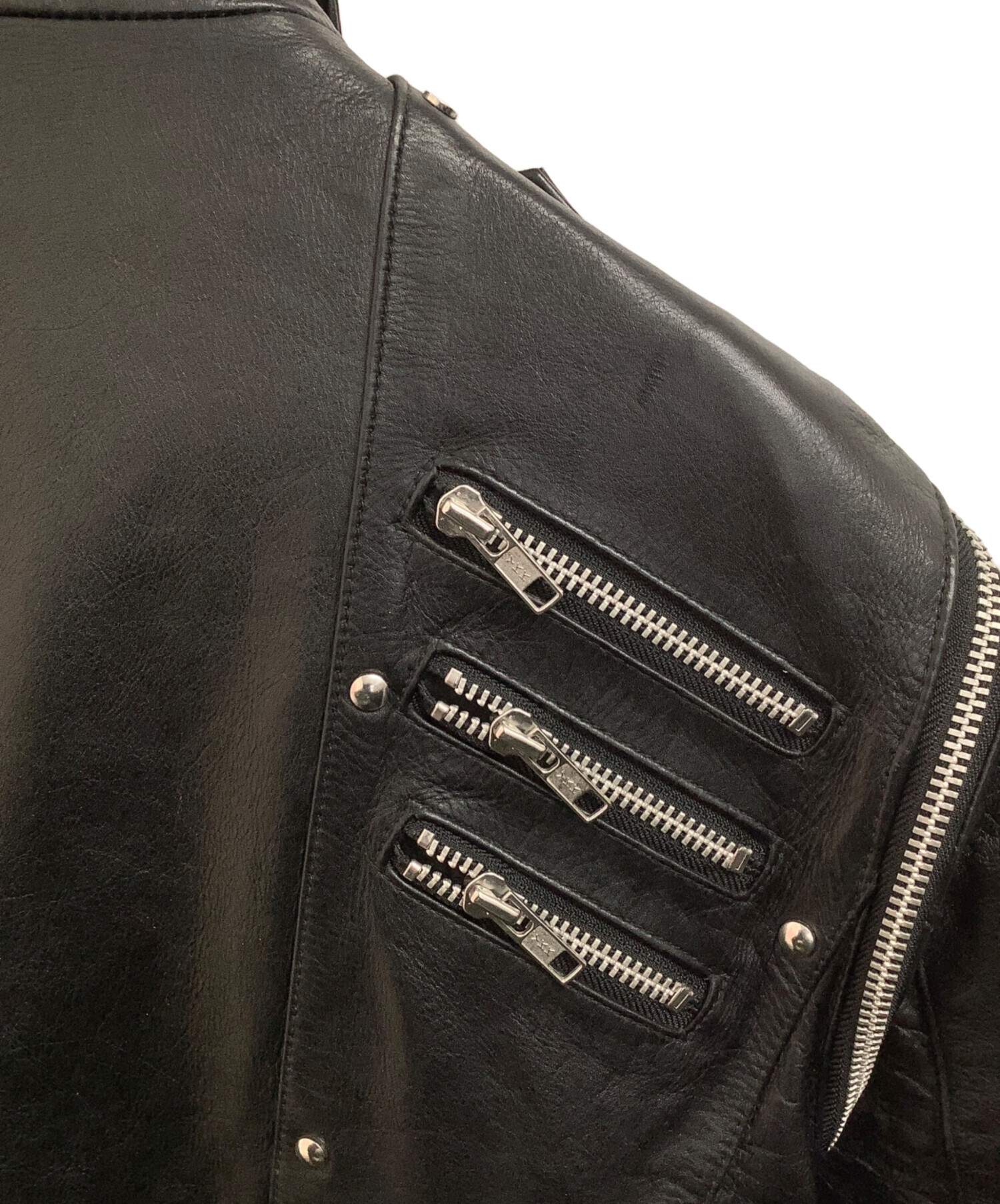 BOUNTY HUNTER レザージャケット 中古・古着通販】BOUNTY HUNTER (バウンティハンター) レザー