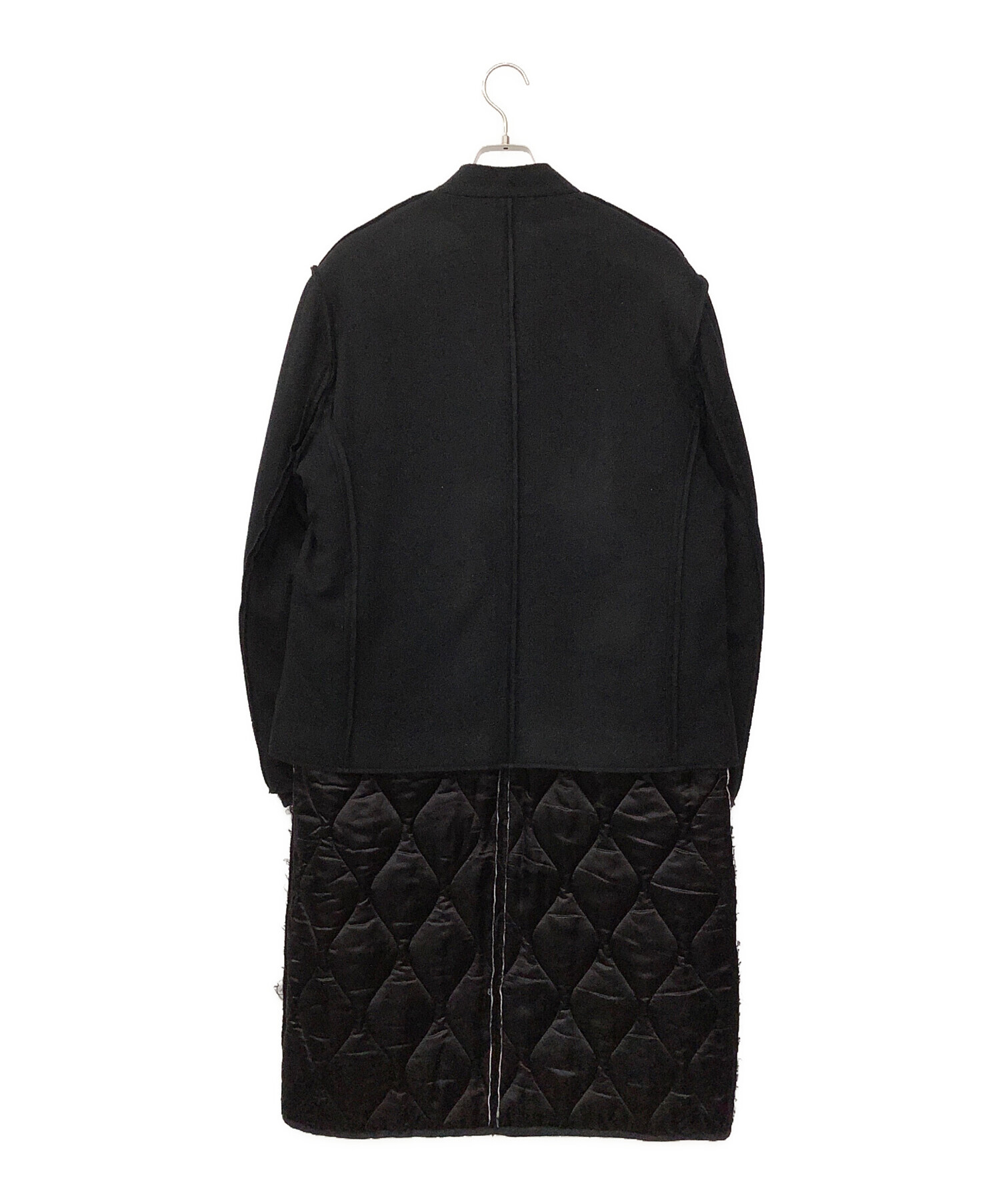 中古・古着通販】ALMOSTBLACK (オールモストブラック) ノーカラー