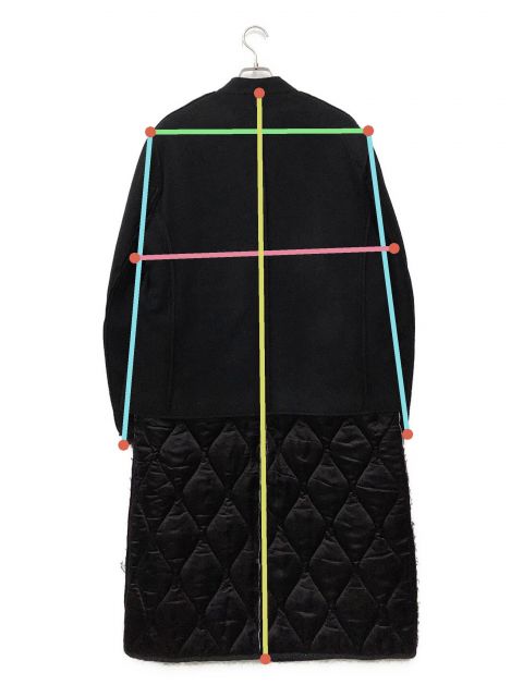 中古・古着通販】ALMOSTBLACK (オールモストブラック) ノーカラー