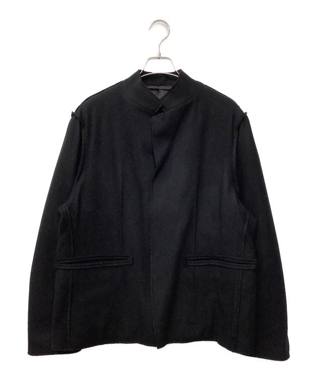 中古・古着通販】ALMOSTBLACK (オールモストブラック) ノーカラー