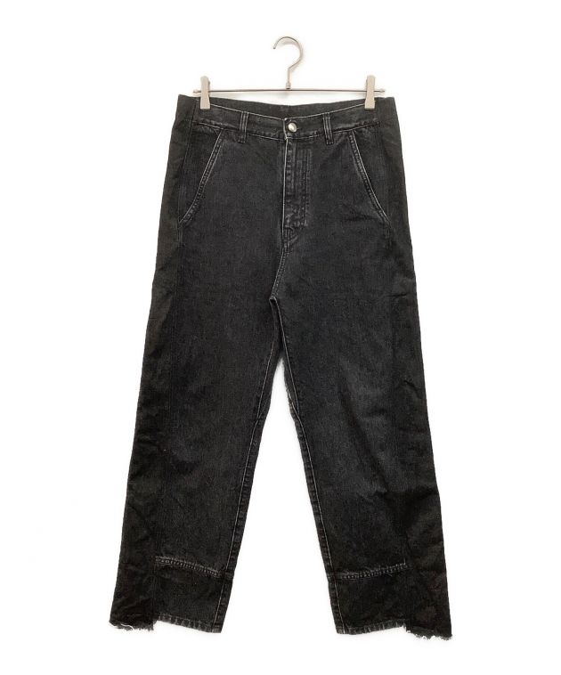 中古・古着通販】OAMC (オーエーエムシー) ワイドデニムパンツ グレー 