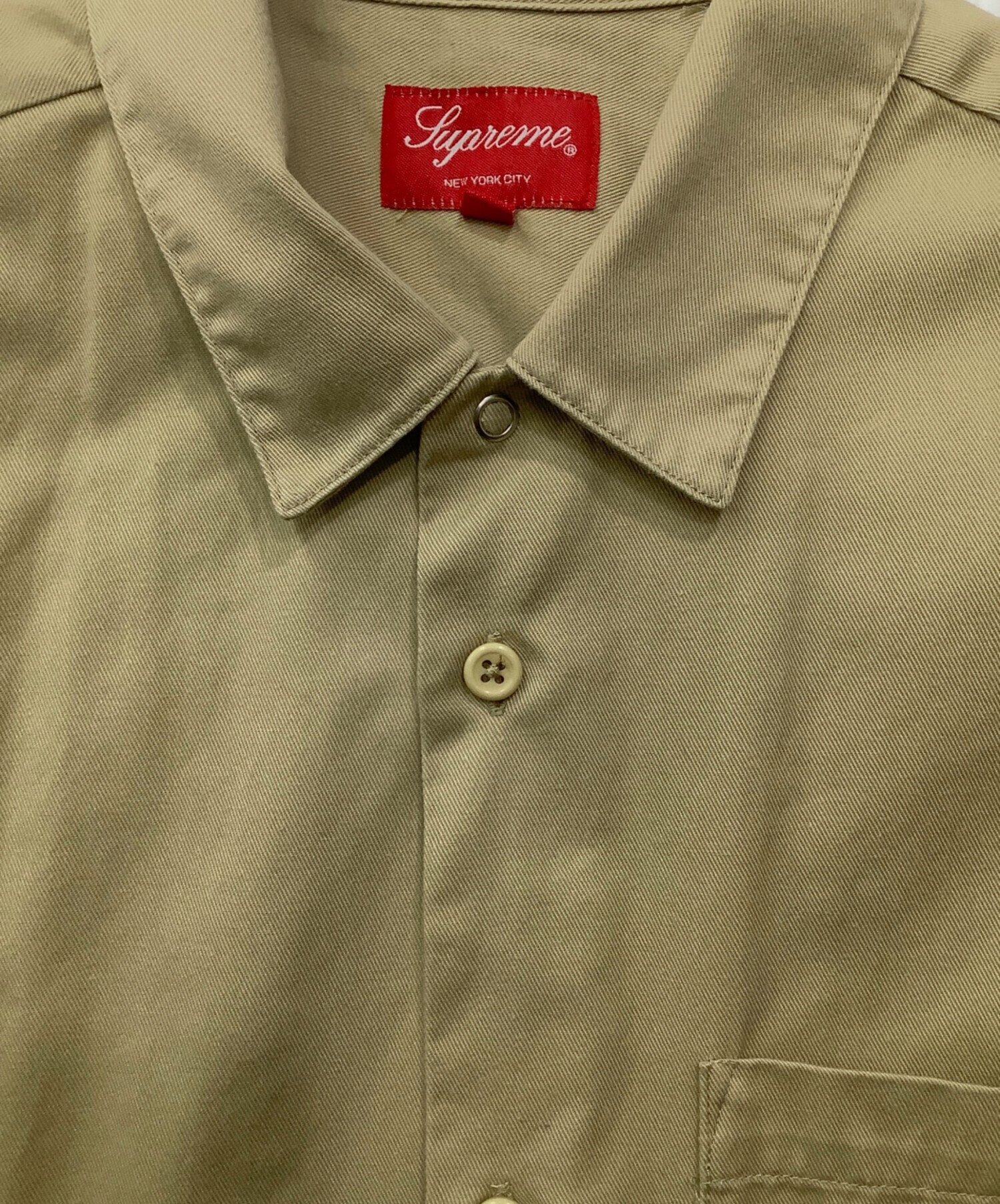 中古・古着通販】Supreme (シュプリーム) シャツ ベージュ サイズ:M 