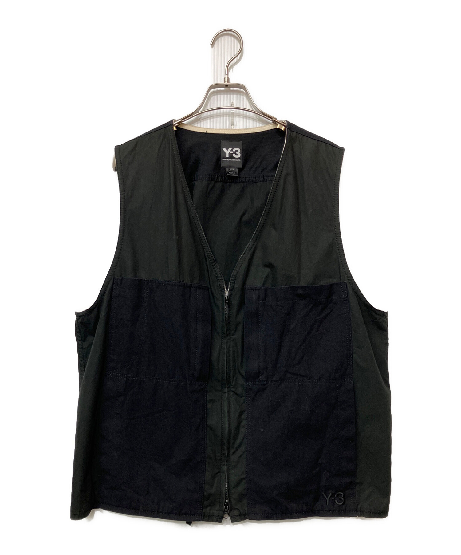 中古・古着通販】Y-3 (ワイスリー) ベスト ブラック サイズ:M