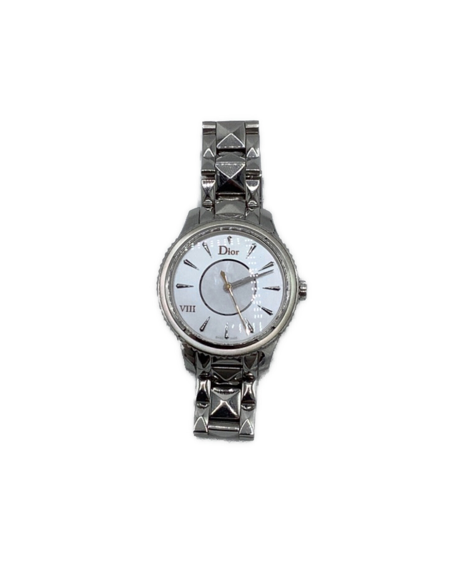 Dior ディオール CD151110M001 モンテーニュ ダイヤモンドベゼル 腕時計 SS SS レディース [中古] Dior ディオール CD151110M001 モンテーニュ ダイヤモンドベゼル