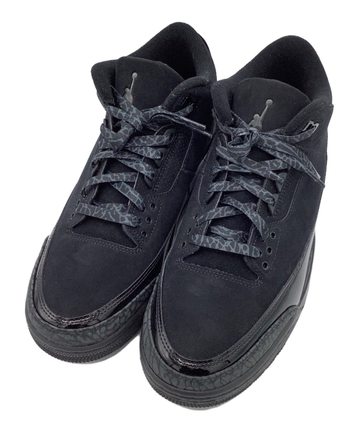【レア】ヴィンテージ NIKE ブラック スニーカー　 JORDAN ナイキ 黒 中古・古着通販】NIKE (ナイキ) Air Jordan 3 Retro Black Cat