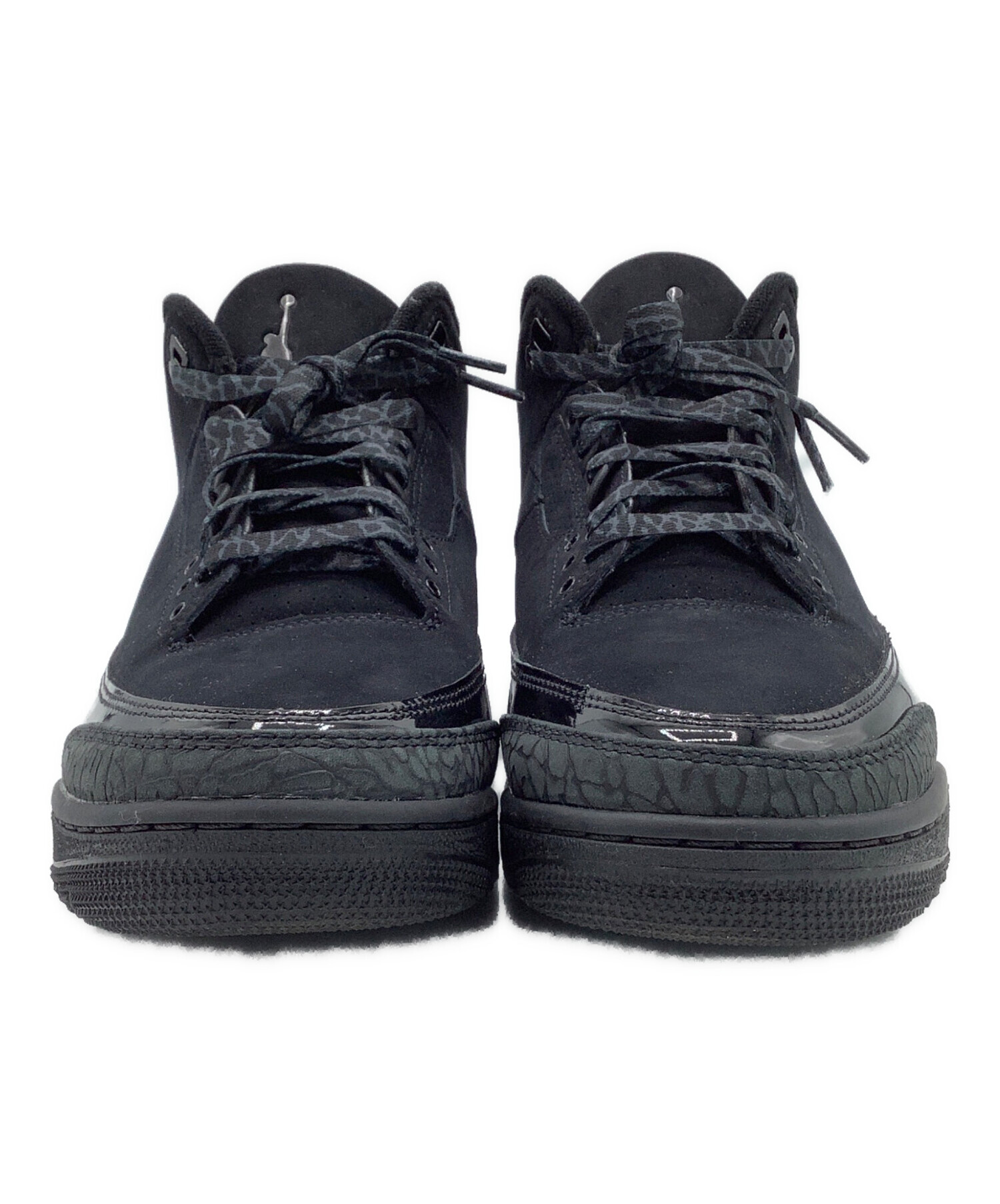 【レア】ヴィンテージ NIKE ブラック スニーカー　 JORDAN ナイキ 黒 中古・古着通販】NIKE (ナイキ) Air Jordan 3 Retro Black Cat
