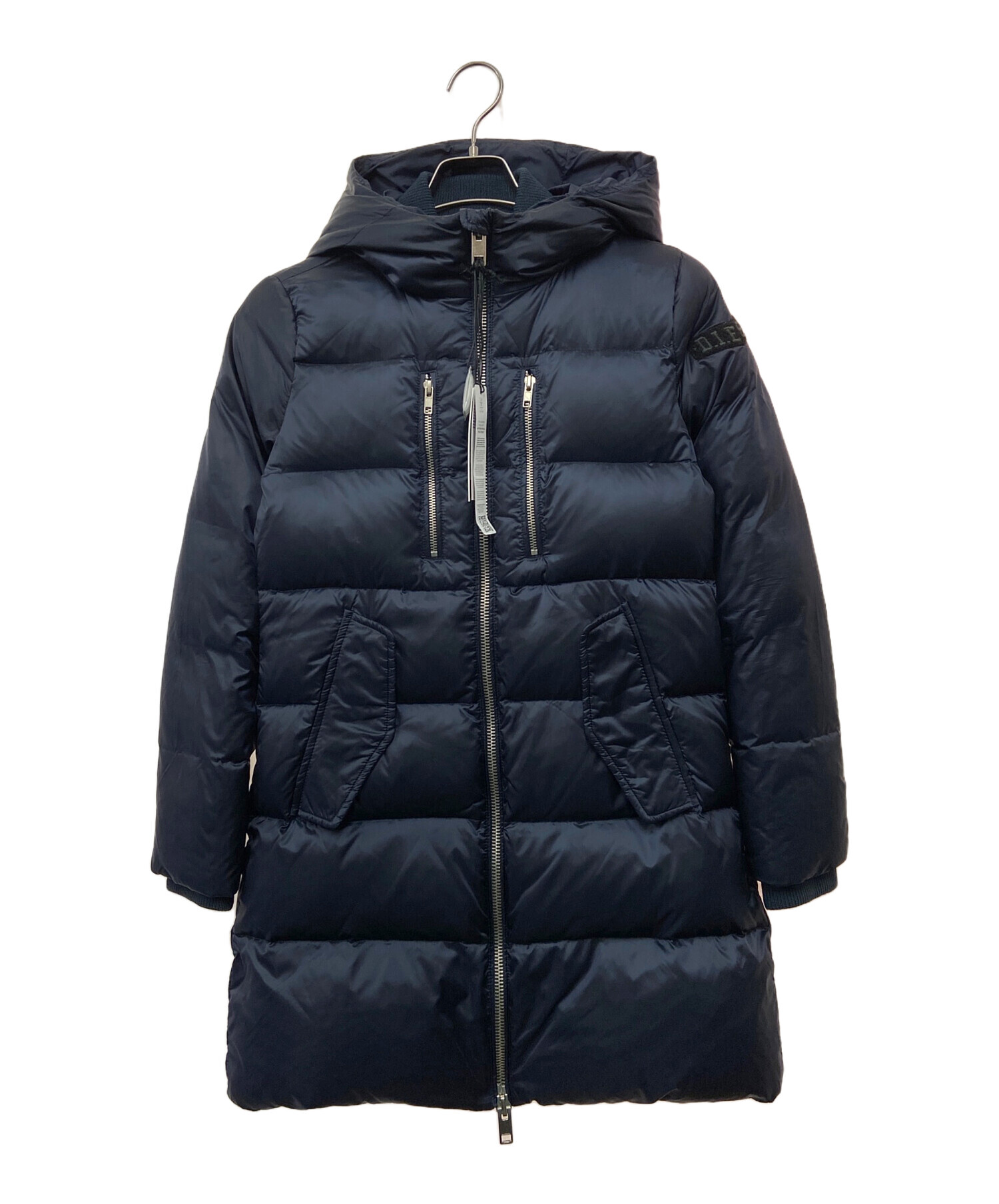 中古・古着通販】DIESEL (ディーゼル) ダウンコート ネイビー サイズ:L 