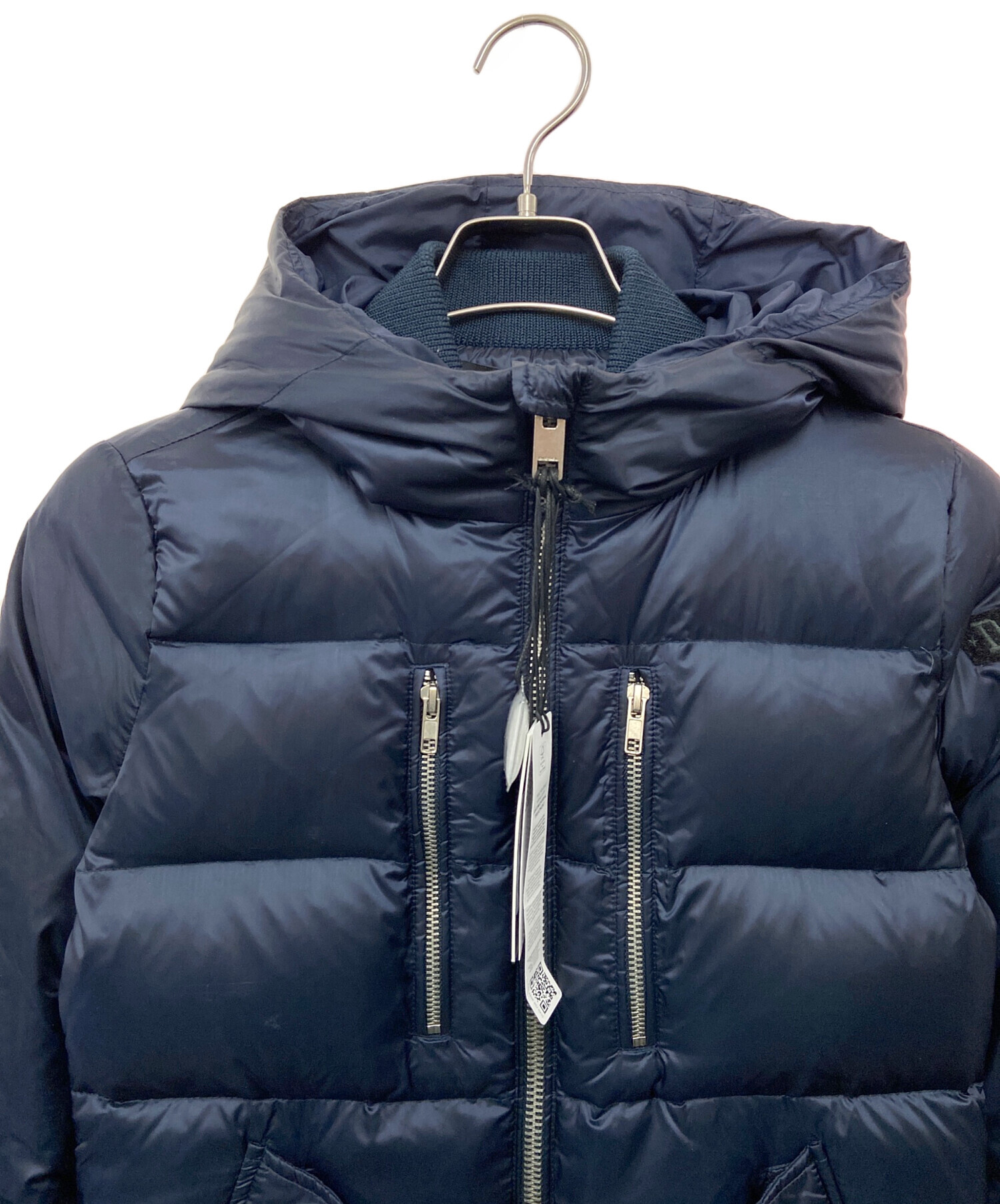 中古・古着通販】DIESEL (ディーゼル) ダウンコート ネイビー サイズ:L 