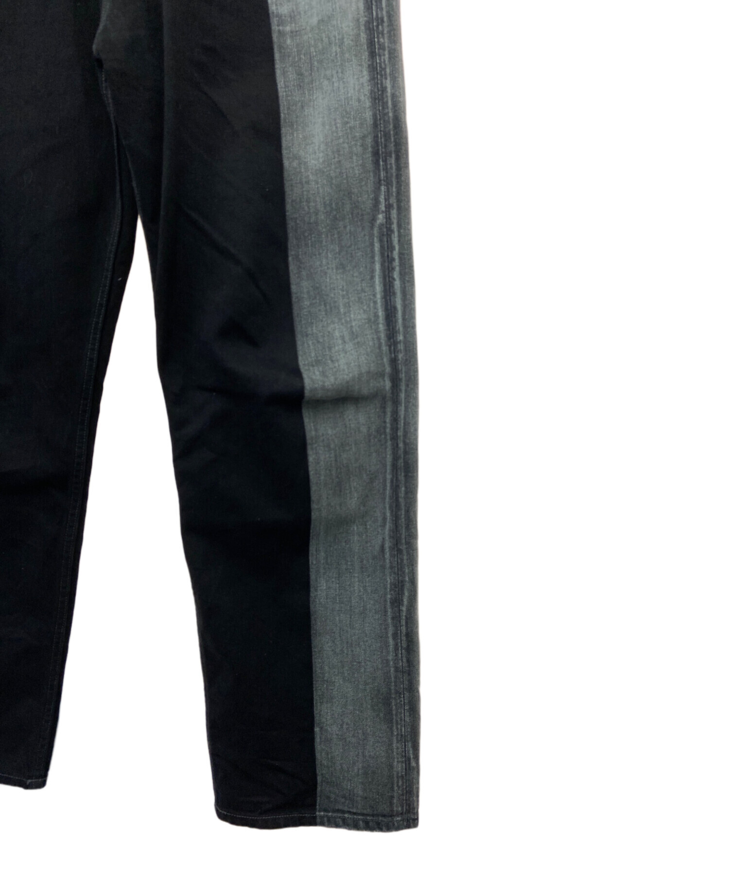中古・古着通販】YOKE (ヨーク) Laser Processed Denim Wide Straight 