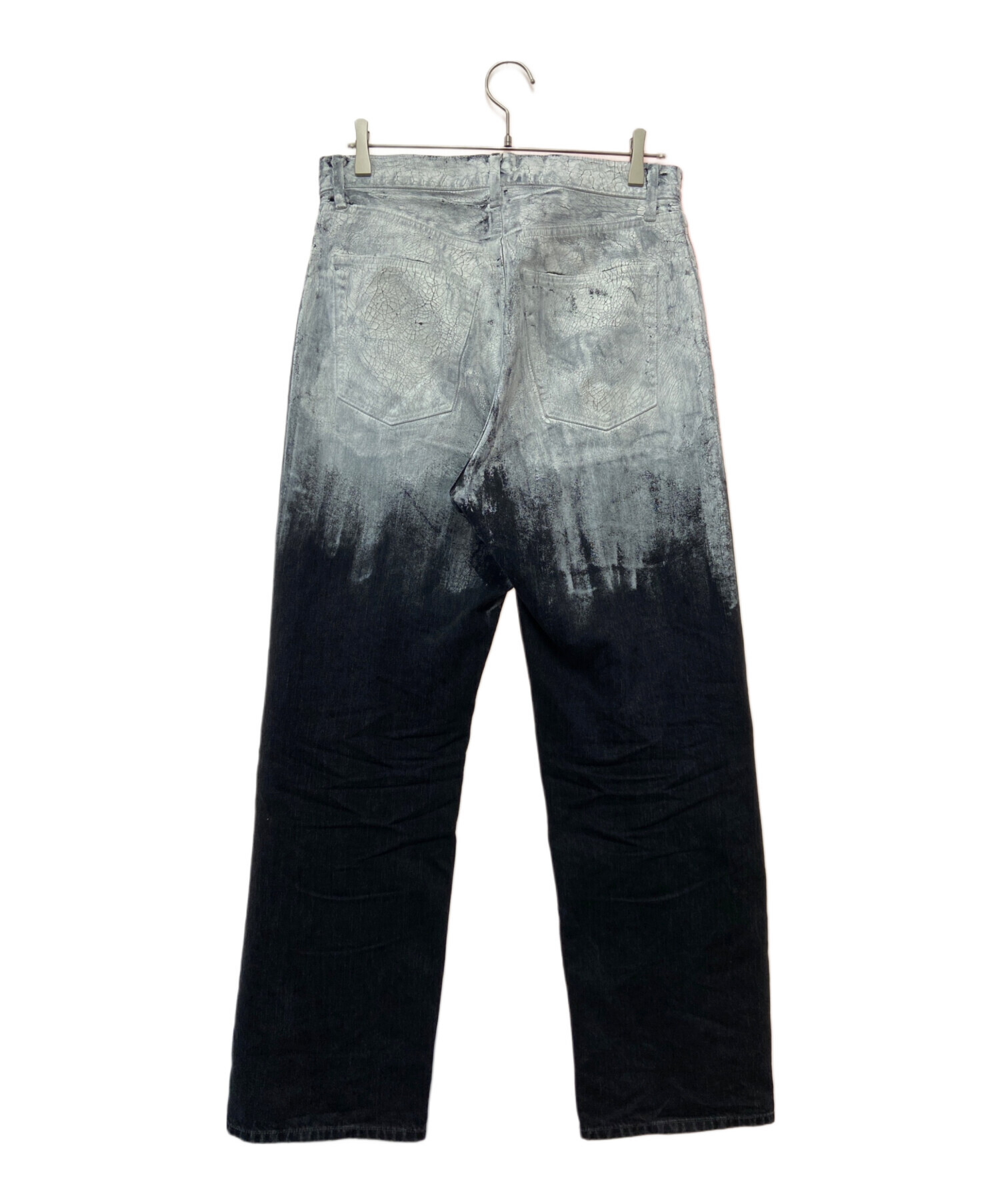 中古・古着通販】YOKE (ヨーク) HAND PAINTED DENIM WIDE STRAIGHT