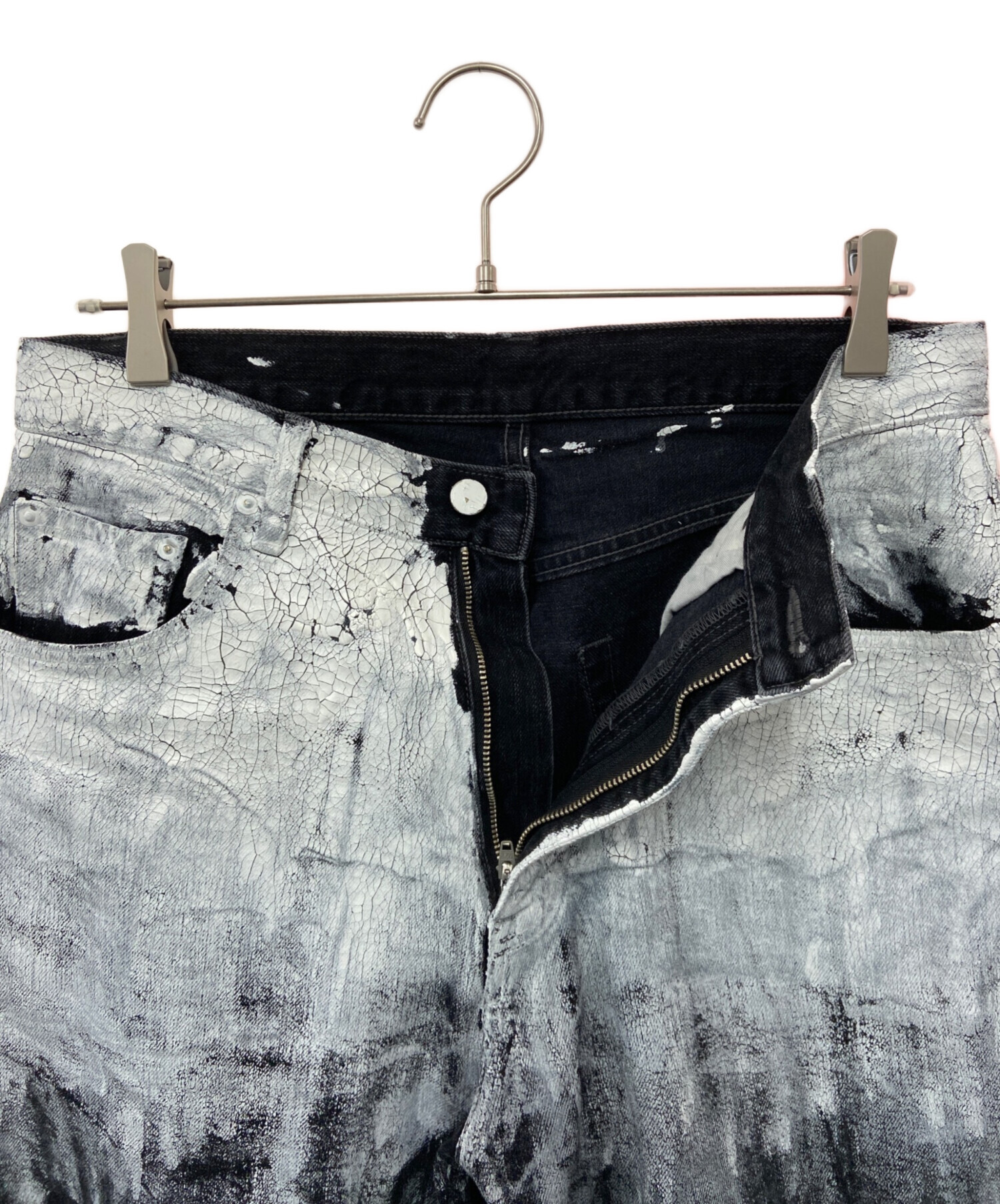 中古・古着通販】YOKE (ヨーク) HAND PAINTED DENIM WIDE STRAIGHT