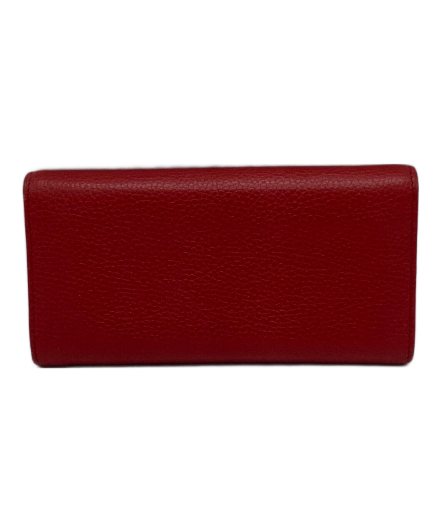 GUCCI コンパクトウォレット グッチ インターロッキング レッド GUCCI（グッチ） 財布 レディース ブランド 二つ折り財布 インター