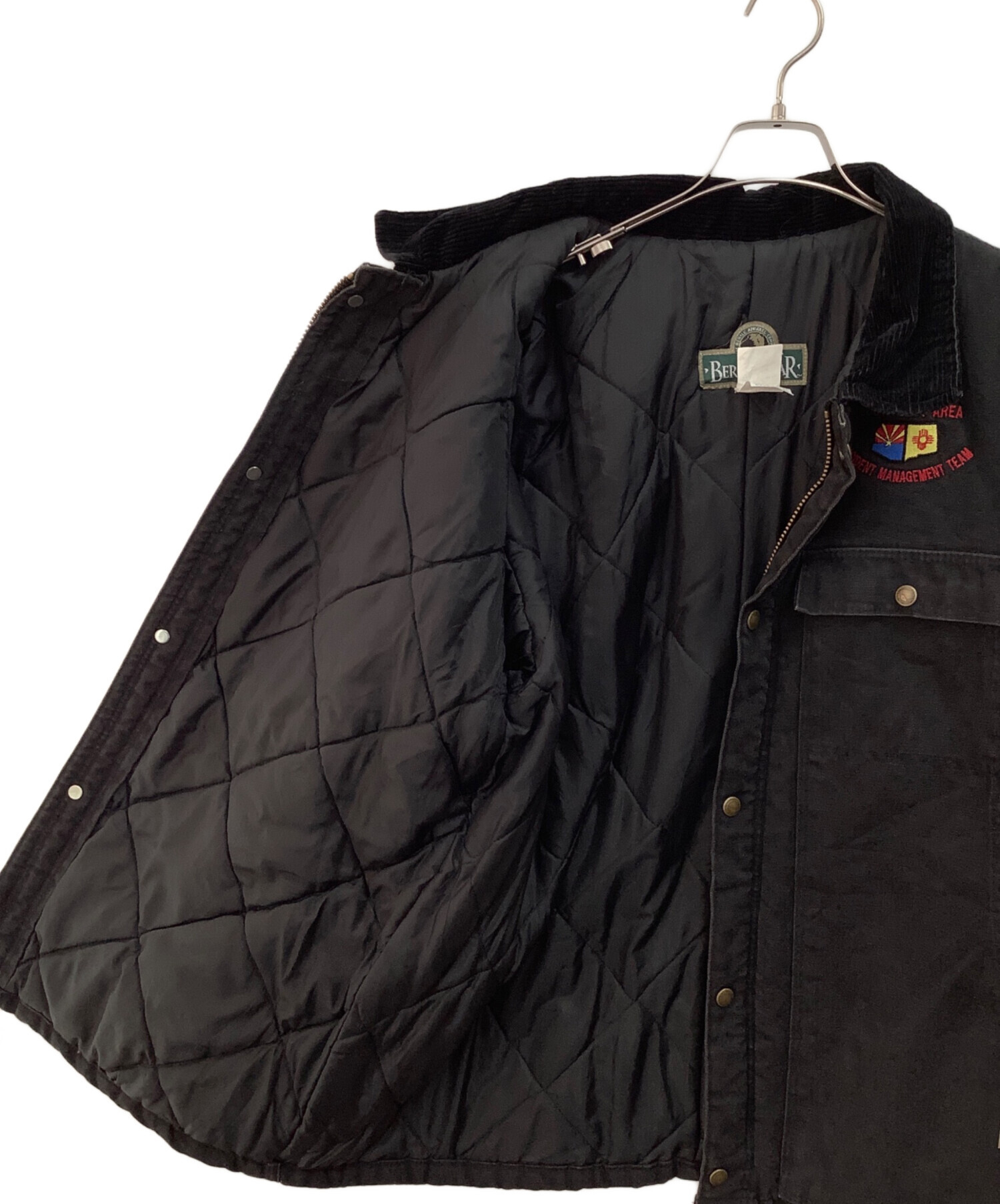 中古・古着通販】BERCOWEAR (ベルコウェア) ダックジャケット ブラック