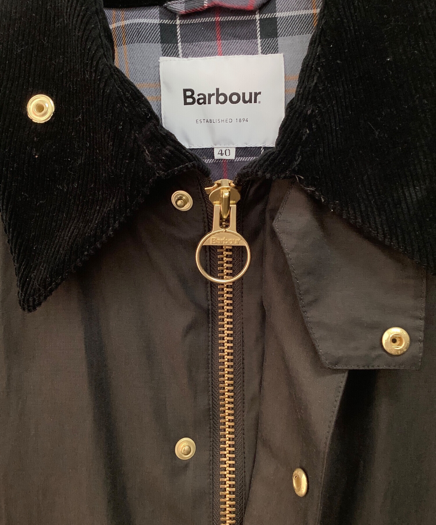 中古・古着通販】Barbour (バブアー) ノンワックスコート グレー
