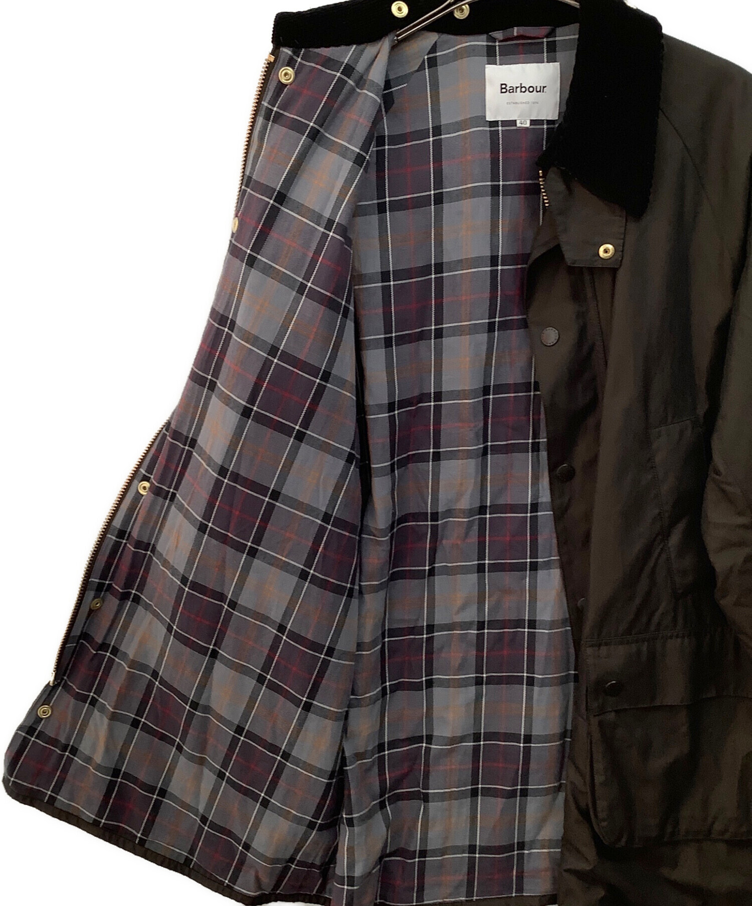 中古・古着通販】Barbour (バブアー) ノンワックスコート グレー