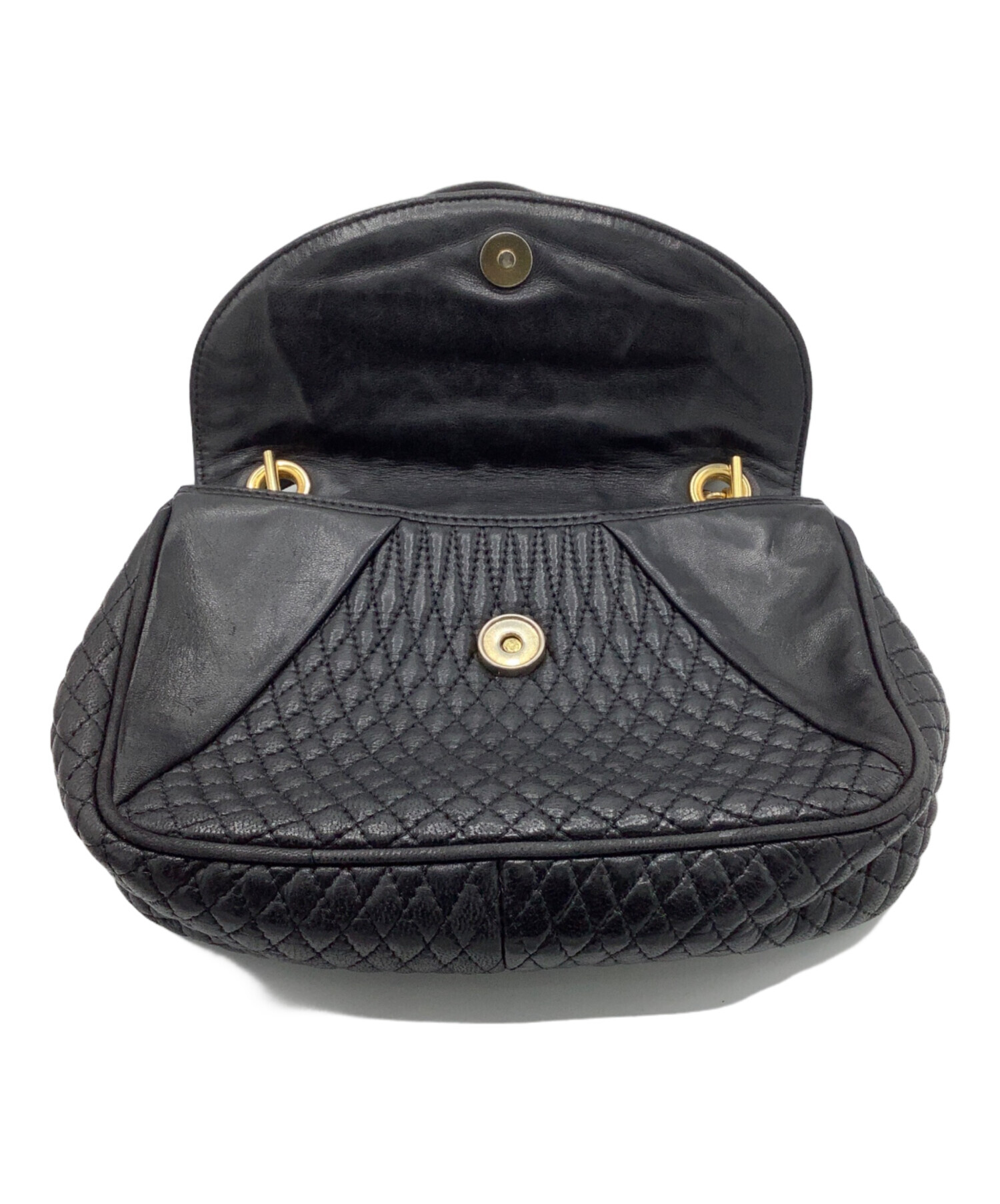 中古・古着通販】BALLY (バリー) メッシュショルダーバッグ ブラック