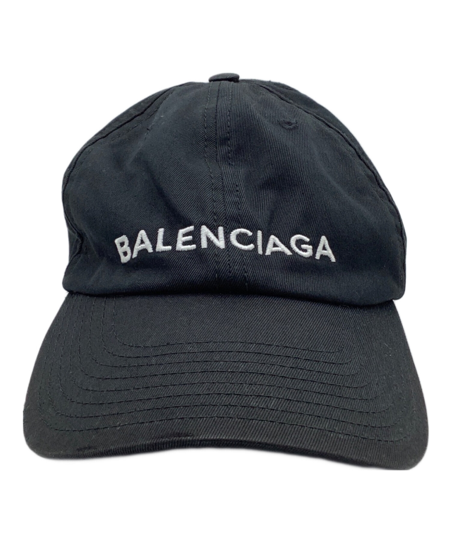 中古・古着通販】BALENCIAGA (バレンシアガ) ロゴキャップ ブラック