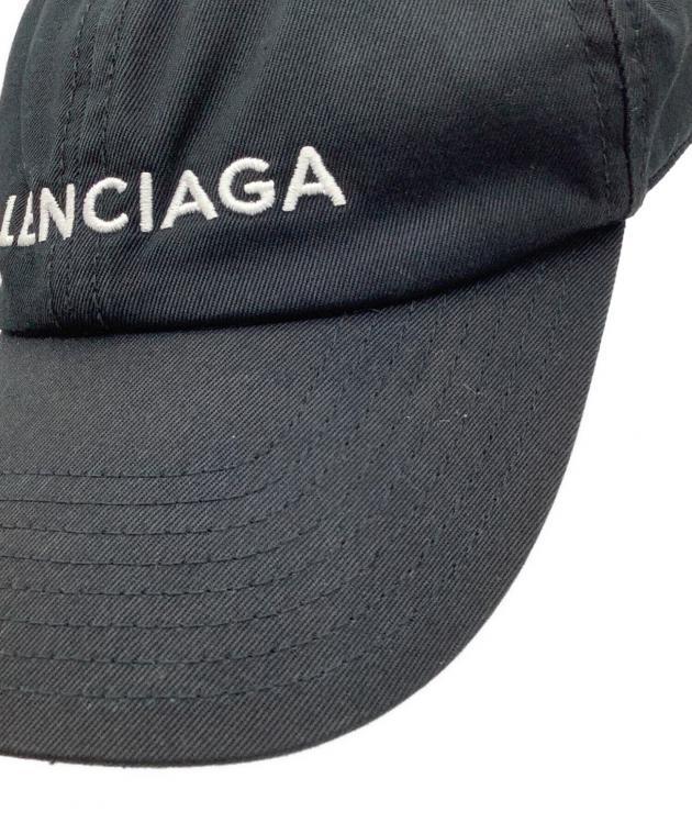 中古・古着通販】BALENCIAGA (バレンシアガ) ロゴキャップ ブラック
