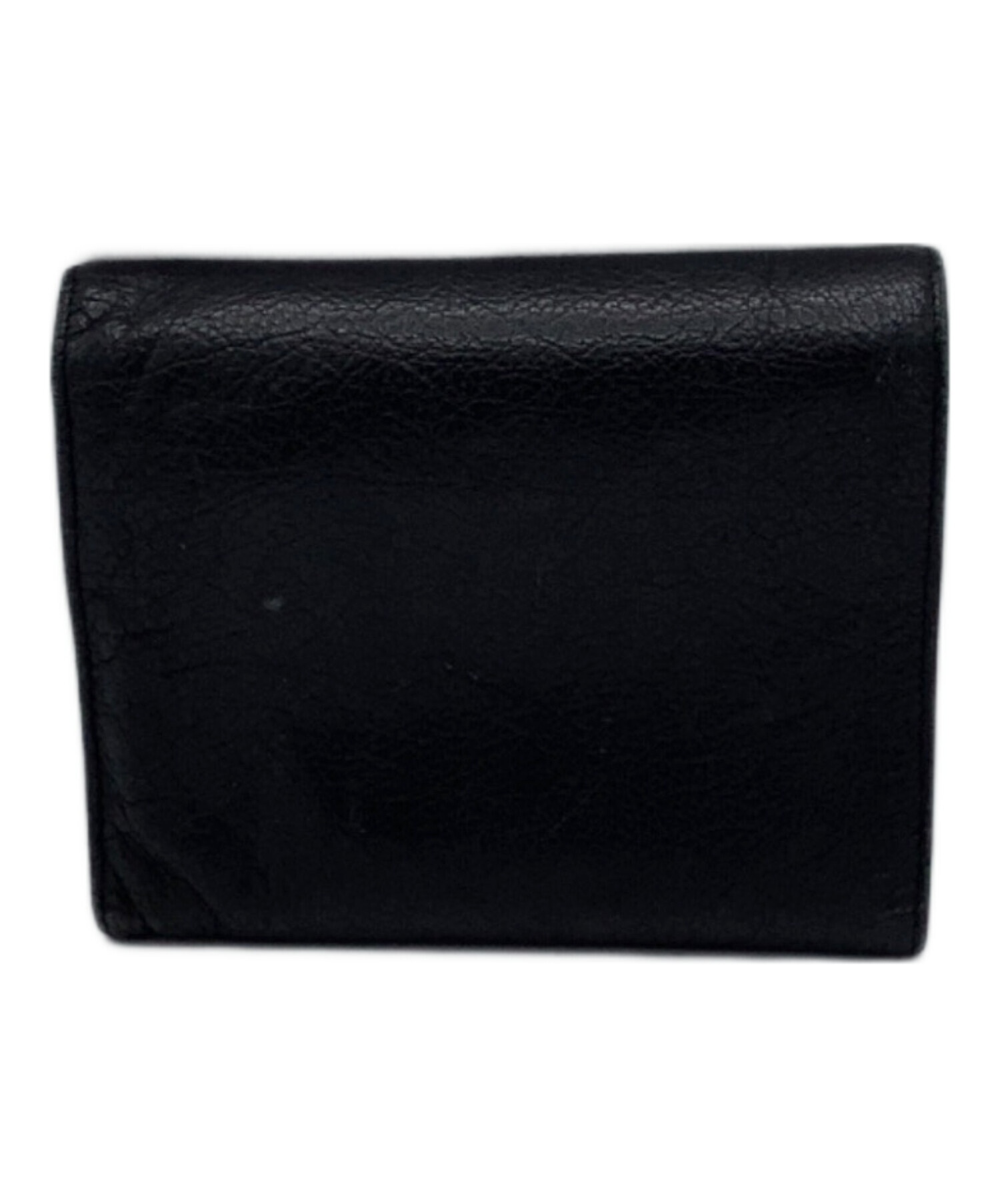中古・古着通販】PRADA (プラダ) サフィアーノ 3つ折り財布 ブラック 