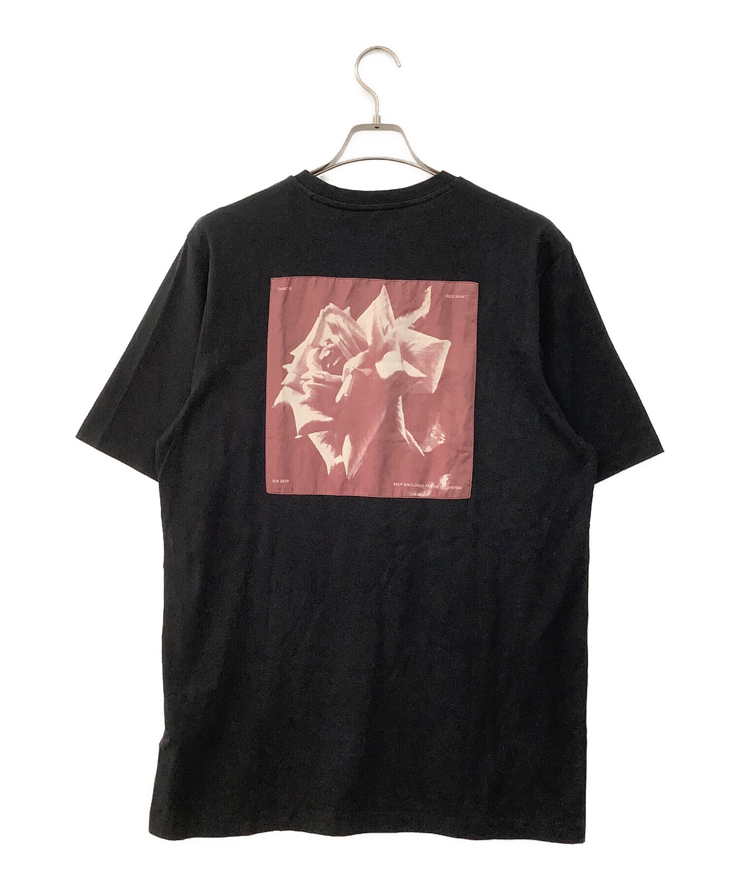 中古・古着通販】OAMC (オーエーエムシー) 半袖Tシャツ ブラック 