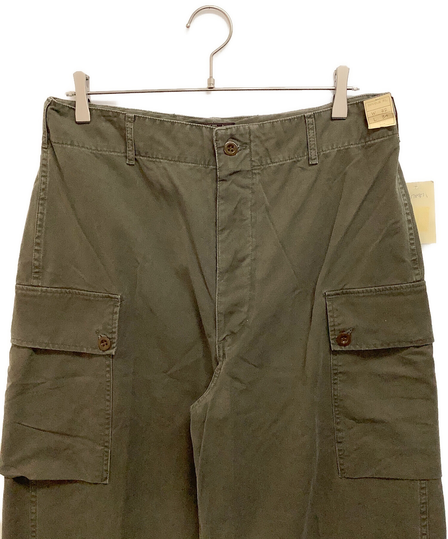 中古・古着通販】RRL (ダブルアールエル) カーゴパンツ カーキ サイズ 