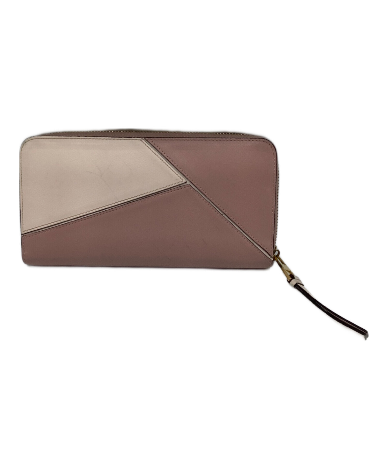 中古・古着通販】LOEWE (ロエベ) PUZZLE ZIP AROUND WALLET ピンク