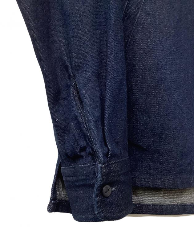 中古・古着通販】stussy (ステューシー) ロゴ刺繍デニムジップパーカー