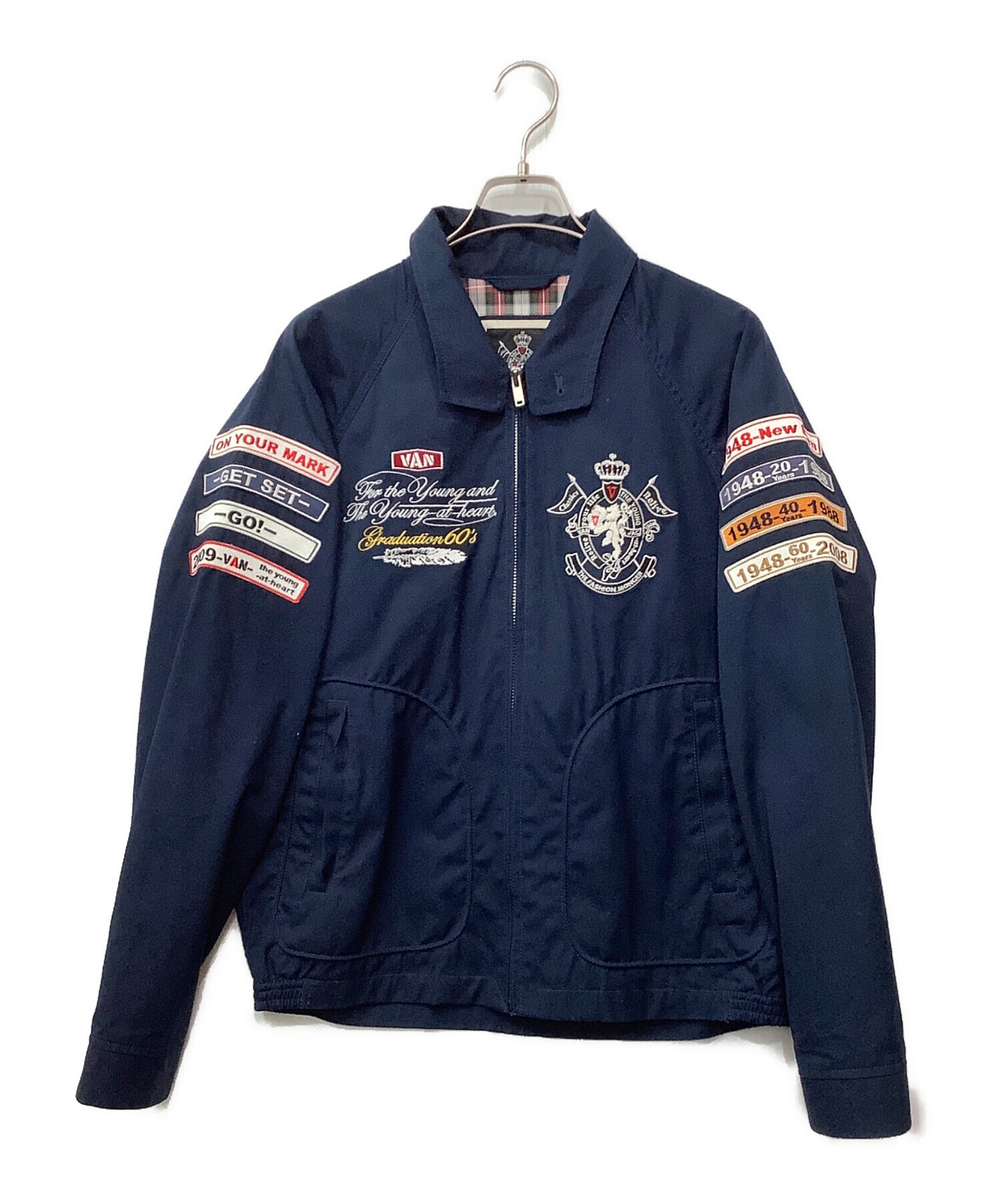 中古・古着通販】VANJAC (ヴァンジャケット) スイングトップ ネイビー 