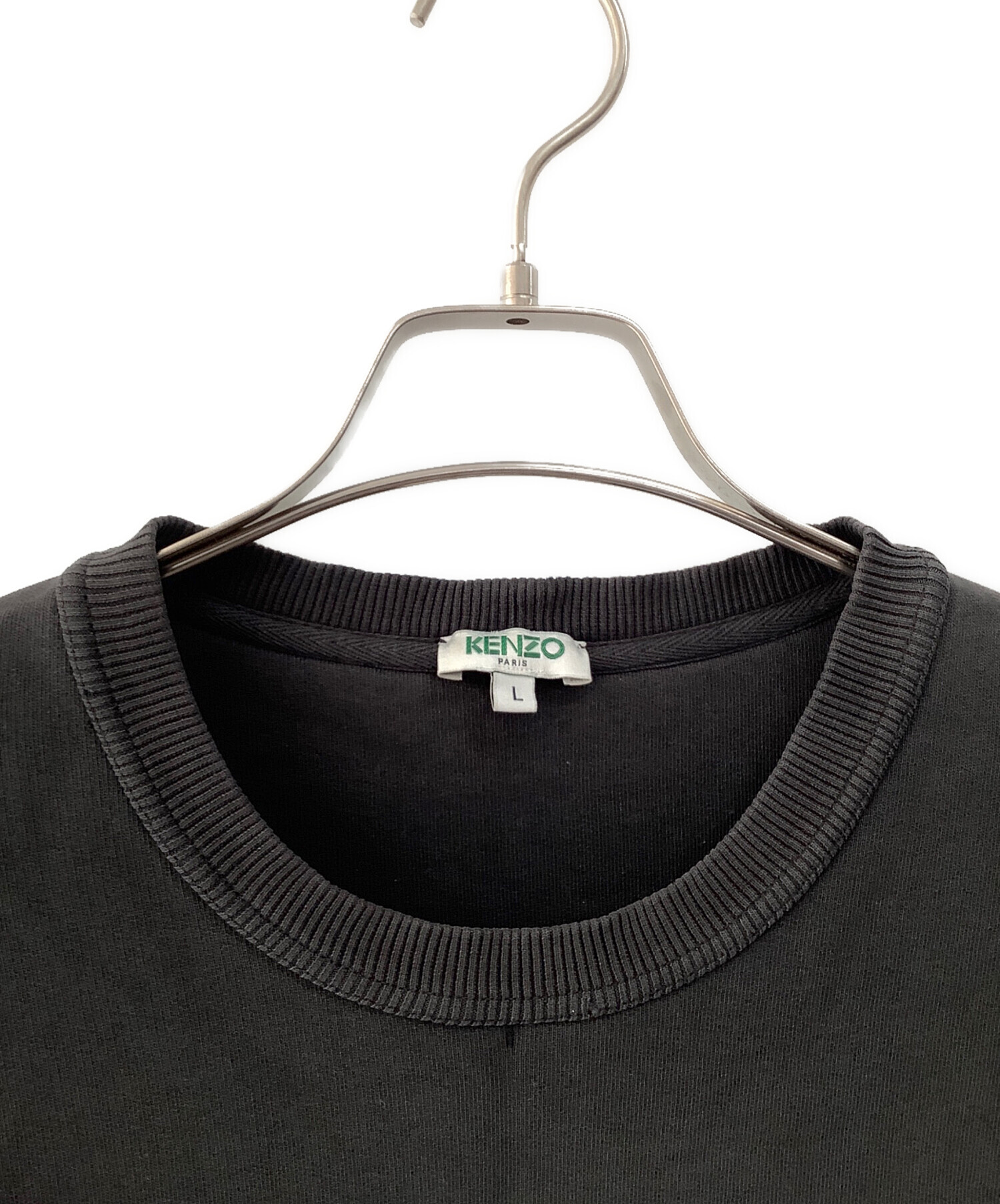 中古・古着通販】KENZO (ケンゾー) スウェット ブラック サイズ:L