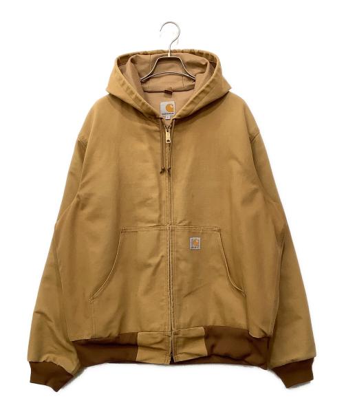 Carhartt フード付きジャケット ベージュ 中古・古着通販】CarHartt (カーハート) アクティブジャケット