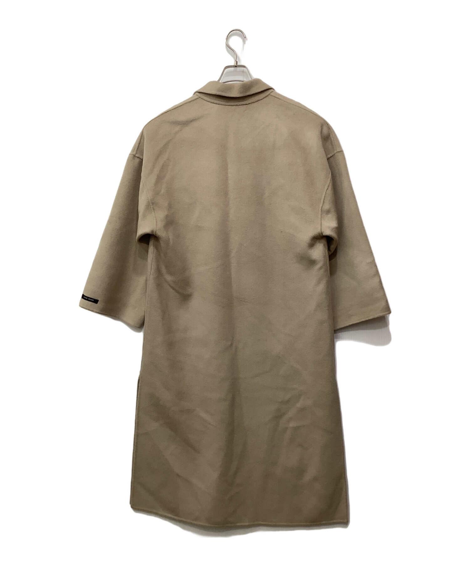 ベージュ ウールコート ナエ 中古・古着通販】na.e (ナエ) ウールコート ベージュ サイズ:不明