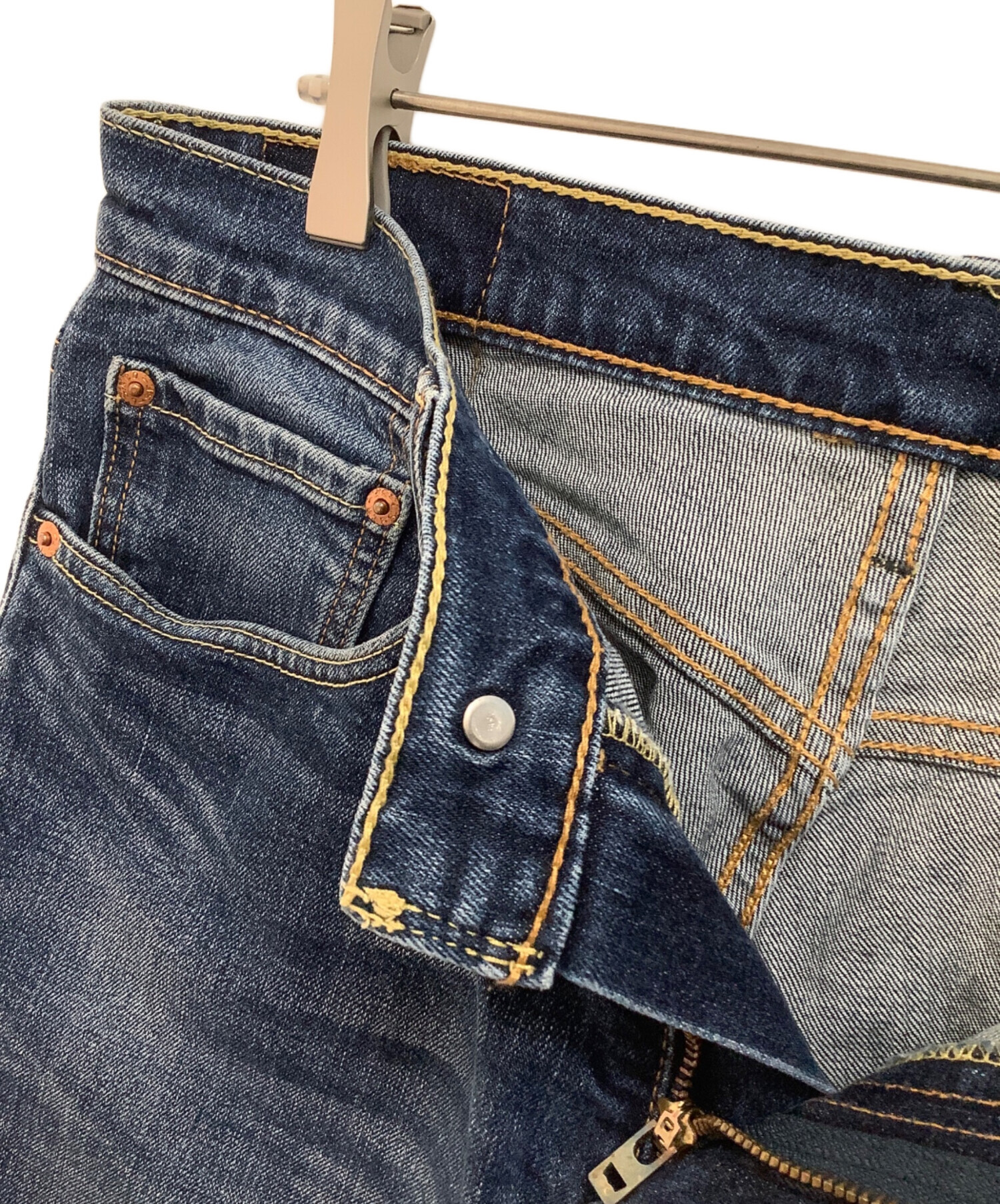 中古・古着通販】LEVI'S (リーバイス) ストレートデニムパンツ ブルー