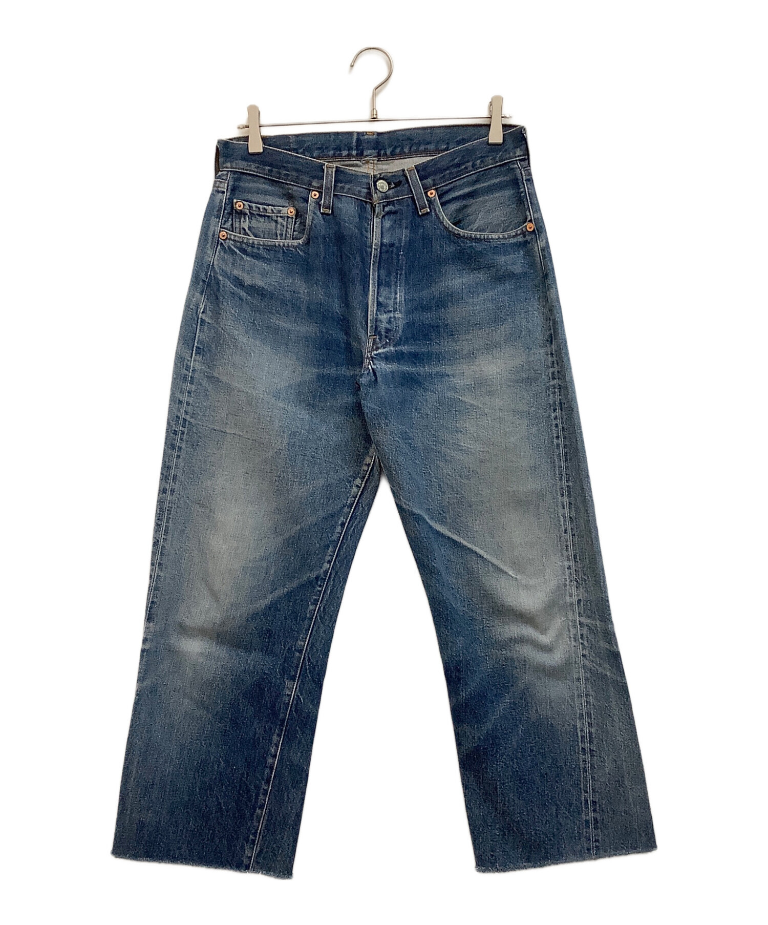 Levi’s / ストレートパンツ/33/デニム/IDG 中古・古着通販】LEVI'S (リーバイス) ストレートデニムパンツ ブルー