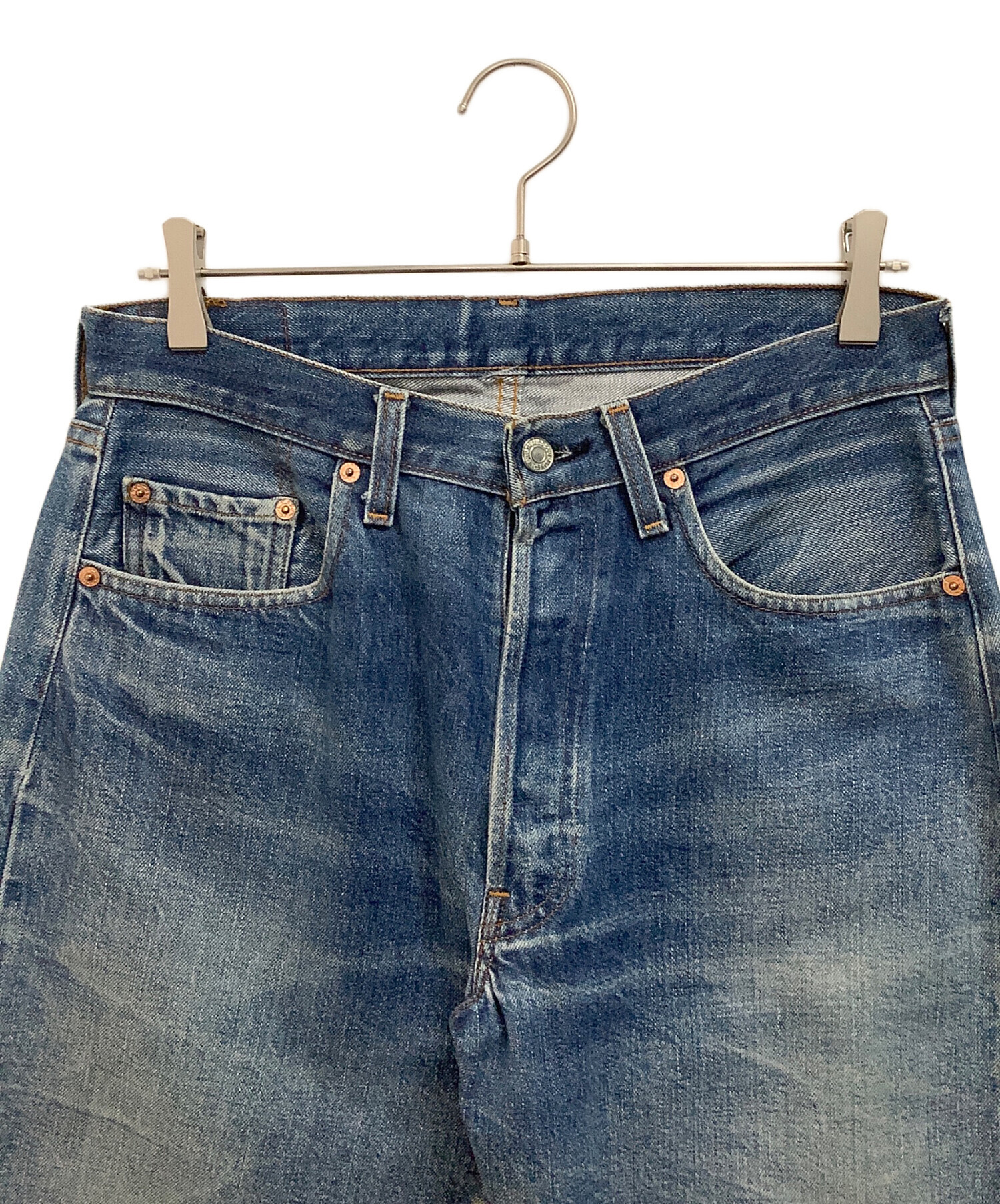 中古・古着通販】LEVI'S (リーバイス) ストレートデニムパンツ ブルー