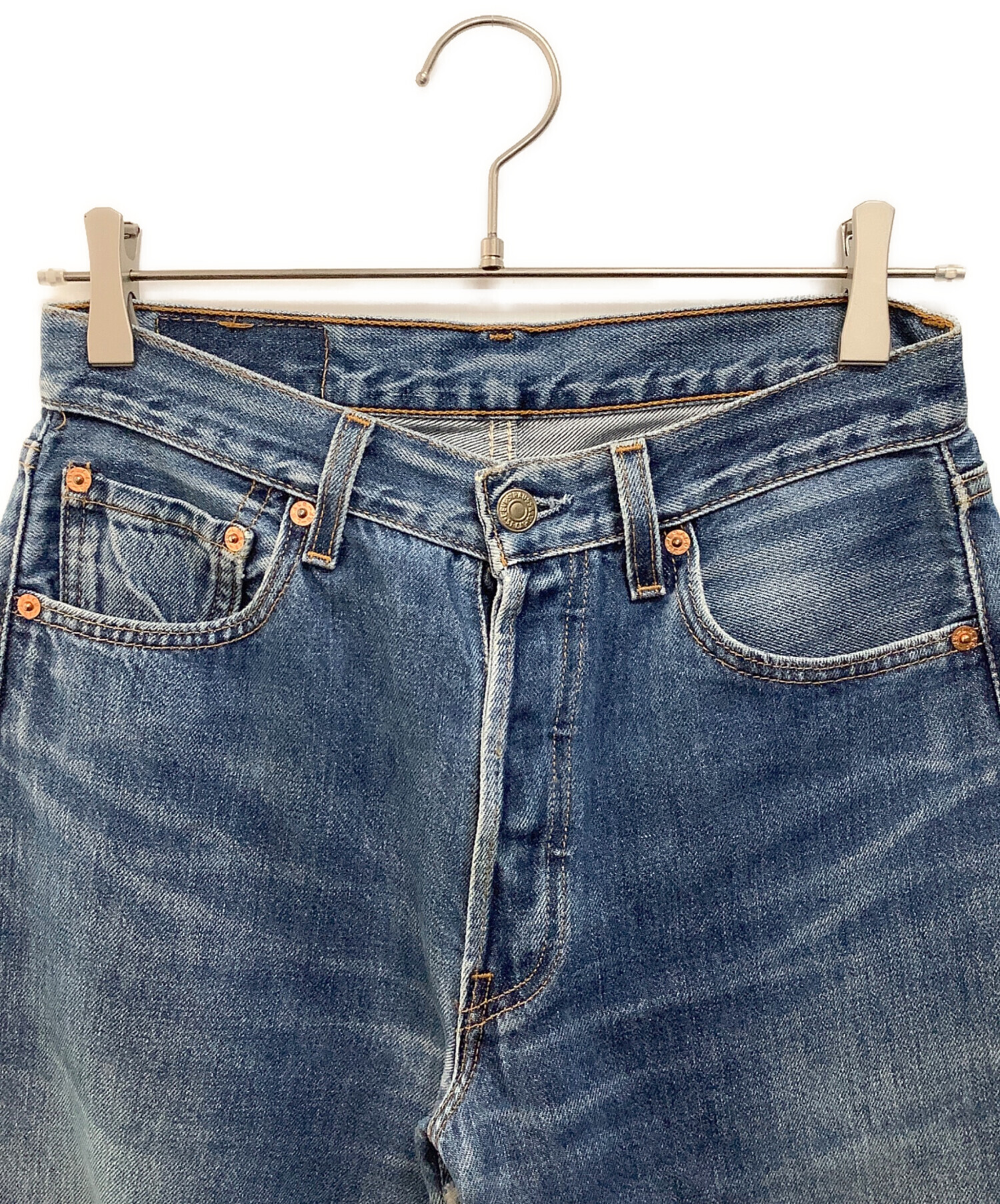 中古・古着通販】LEVI'S (リーバイス) ストレートデニムパンツ ブルー