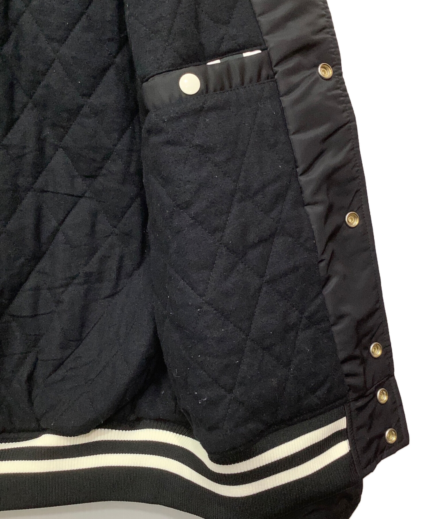 中古・古着通販】DIESEL (ディーゼル) レーシングスタジャン ブラック