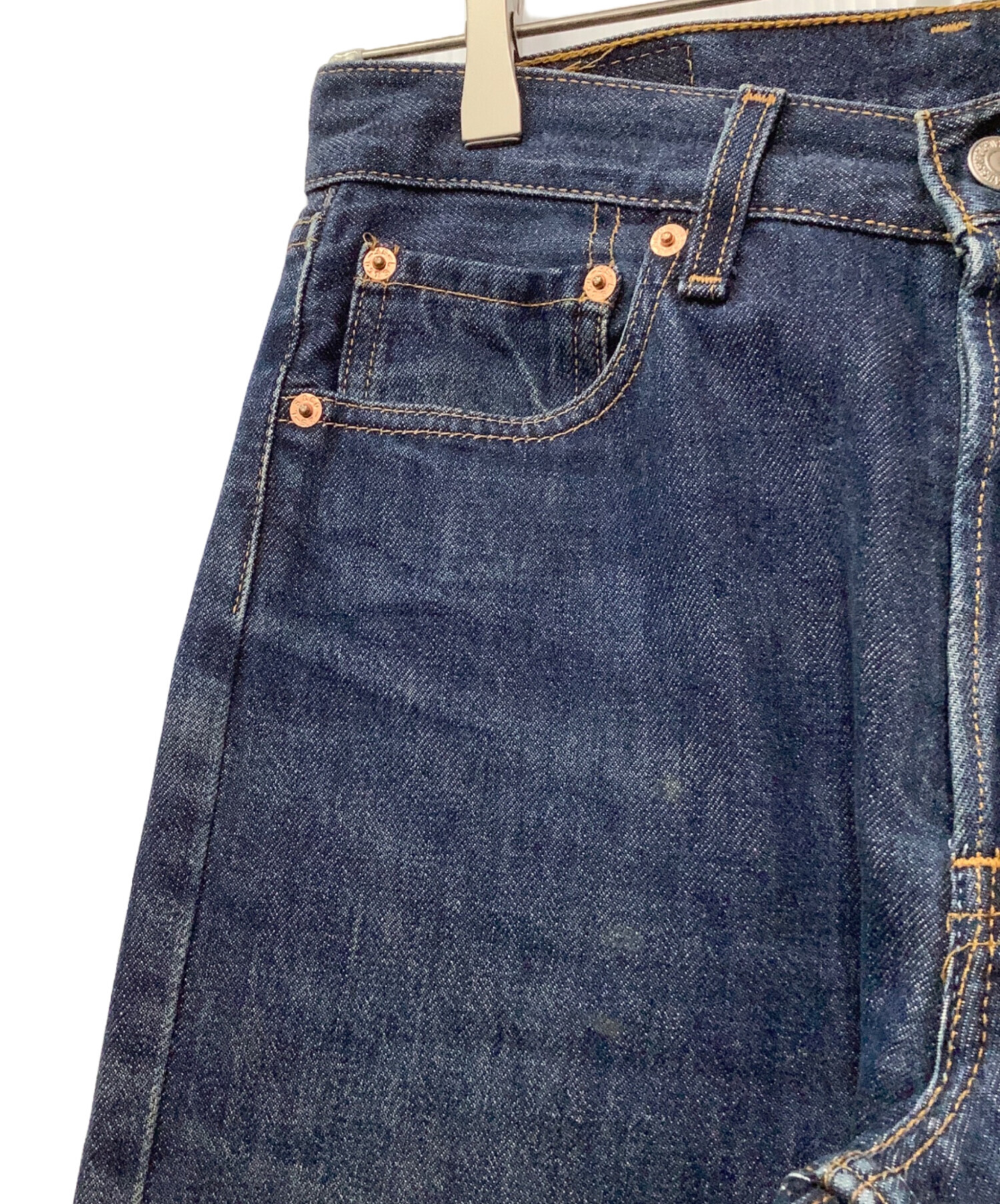 中古・古着通販】LEVI'S (リーバイス) ストレートデニムパンツ ブルー