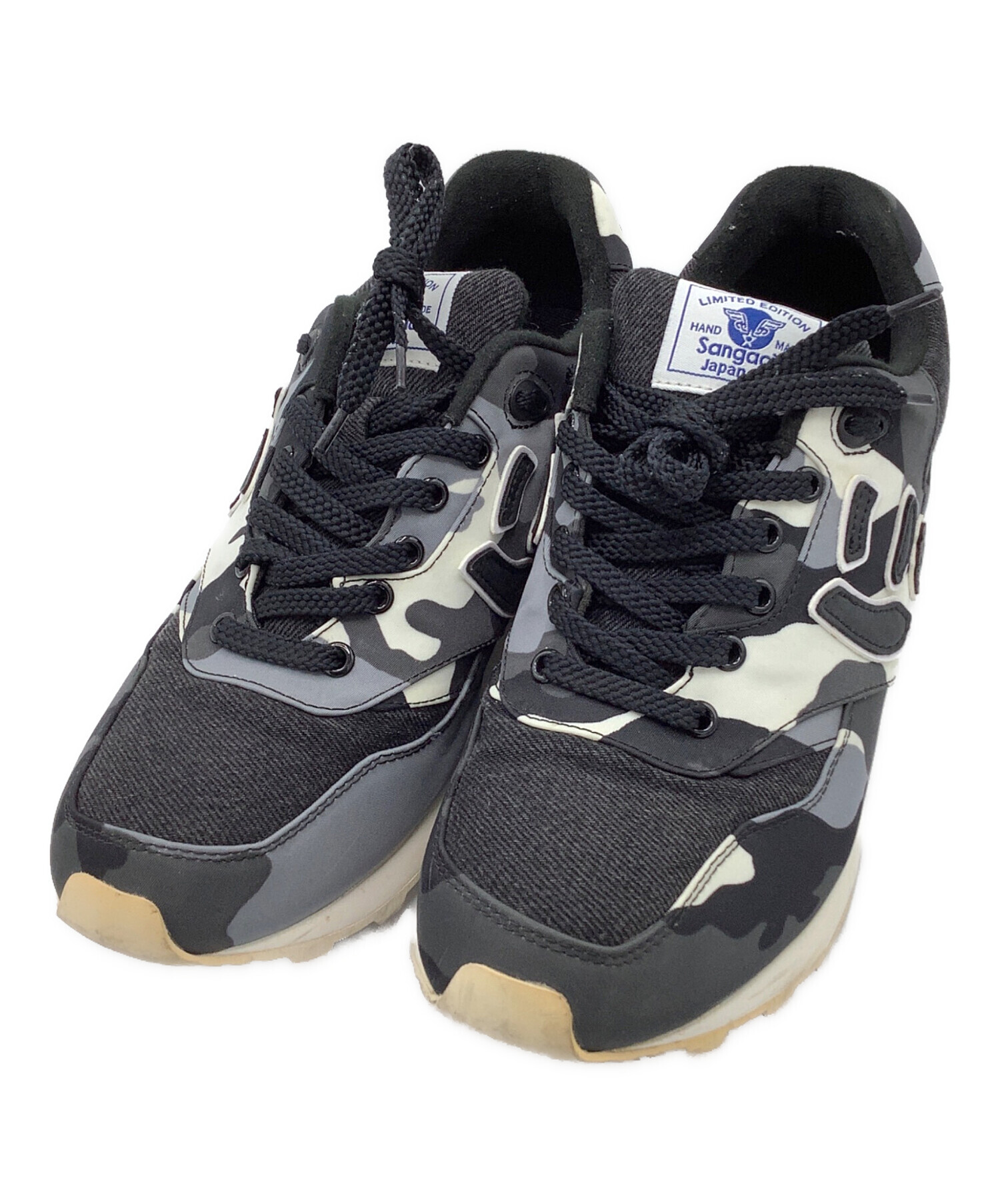 中古・古着通販】Sangacio (サンガッチョ) CAMO WHITE スニーカー 