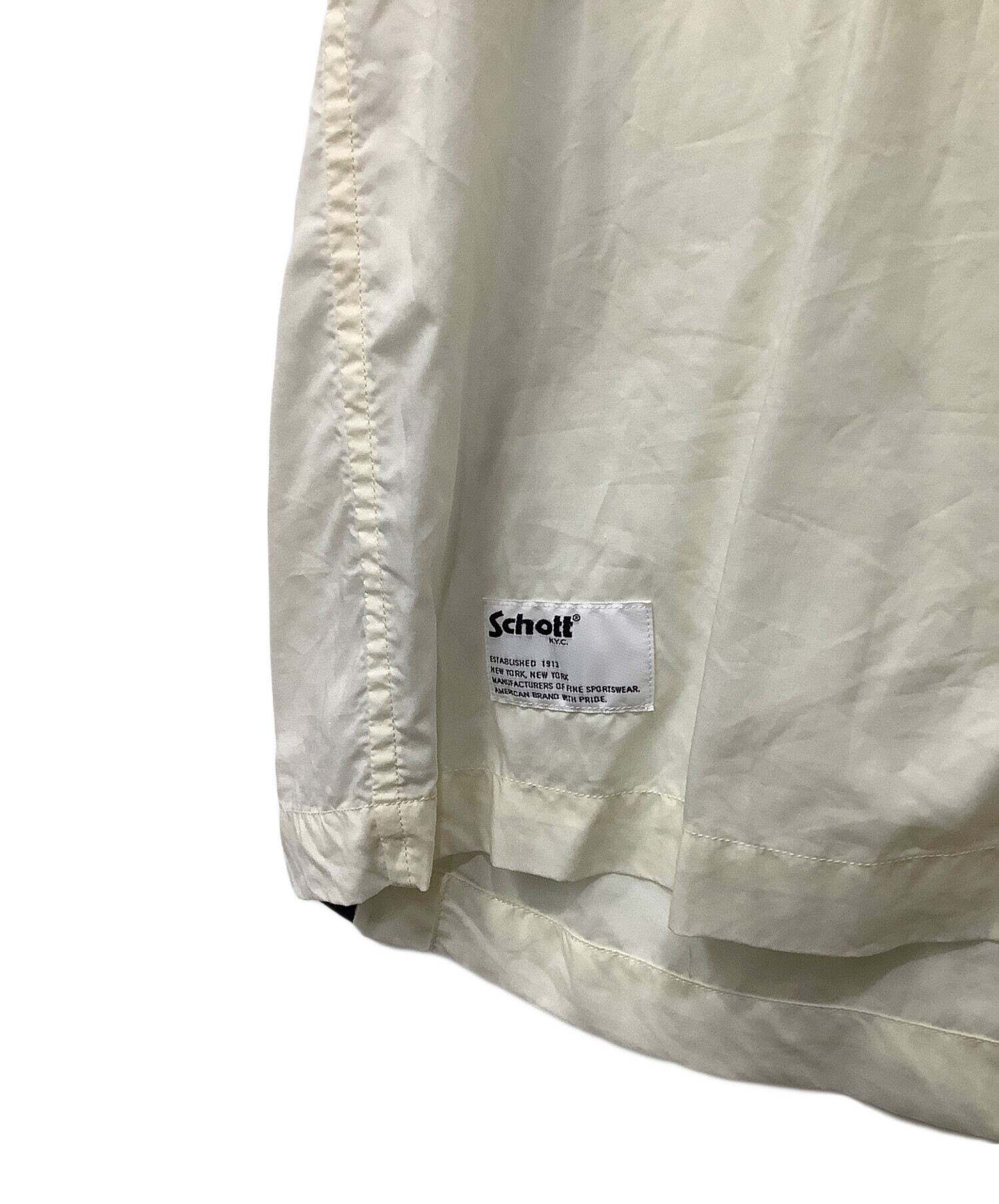 中古・古着通販】schott (ショット) ボーリングシャツ アイボリー 