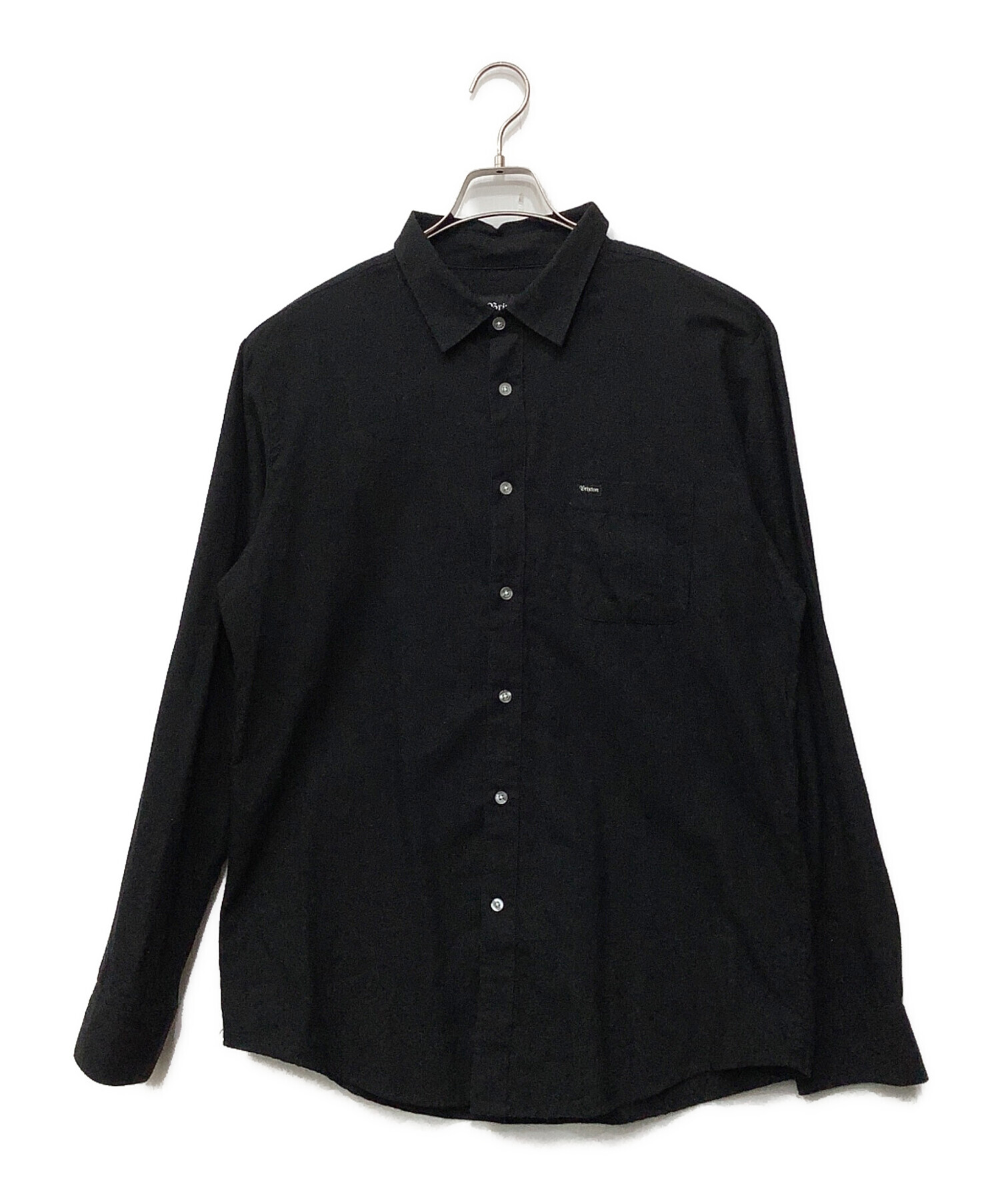 中古・古着通販】BRIXTON (ブリクストン) 長袖シャツ ブラック サイズ 