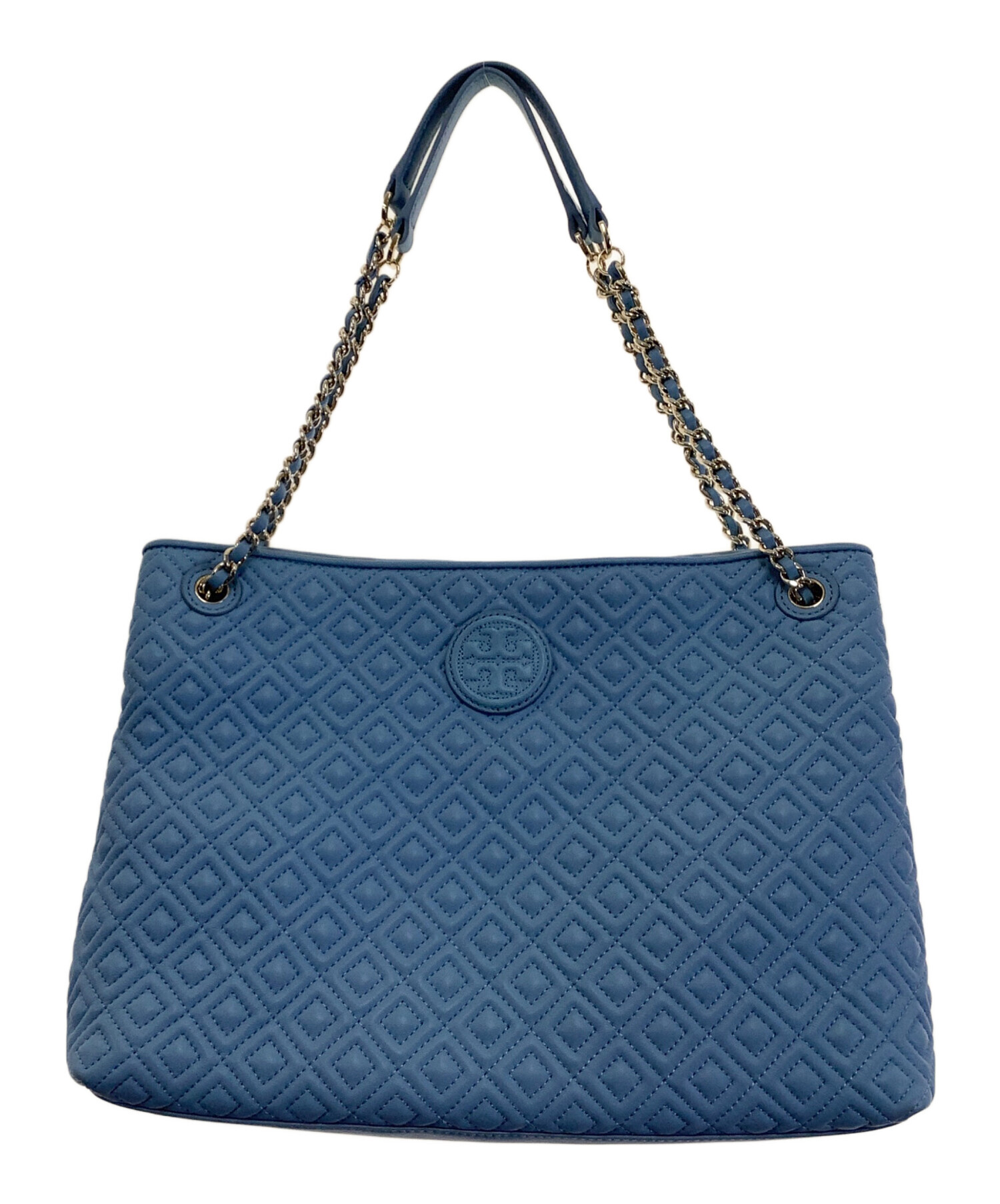 TORY 【美品】TORY BURCHトリーバーチ チェーントートバッグ ロゴ 