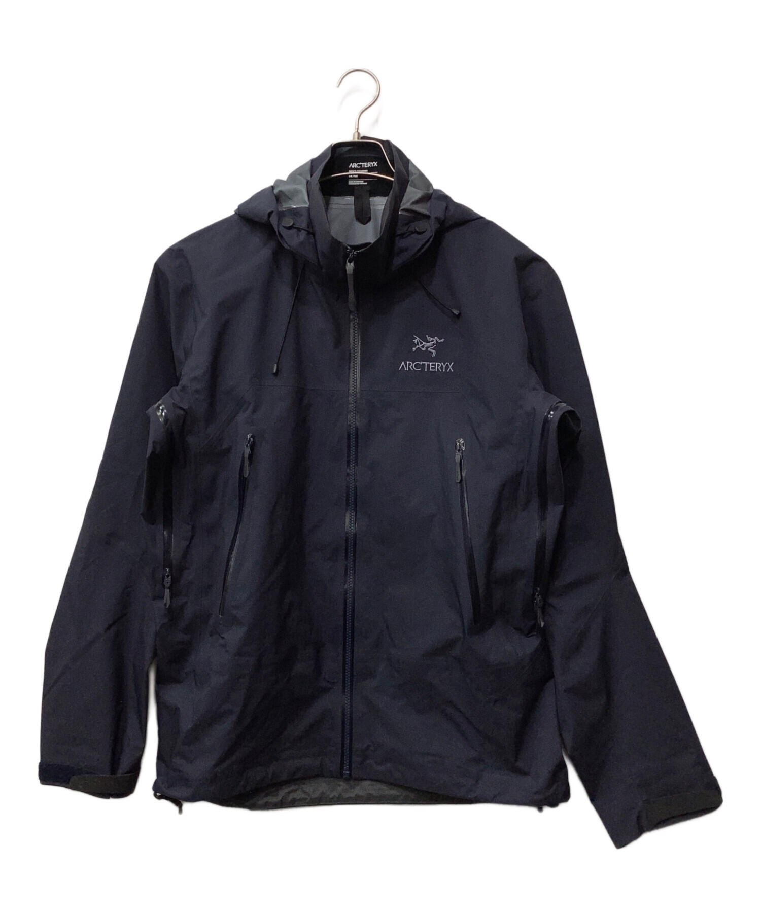 ARC'TERYX ナイロンジャケット L ネイビー 中古・古着通販】ARC'TERYX (アークテリクス) ナイロンジャケット