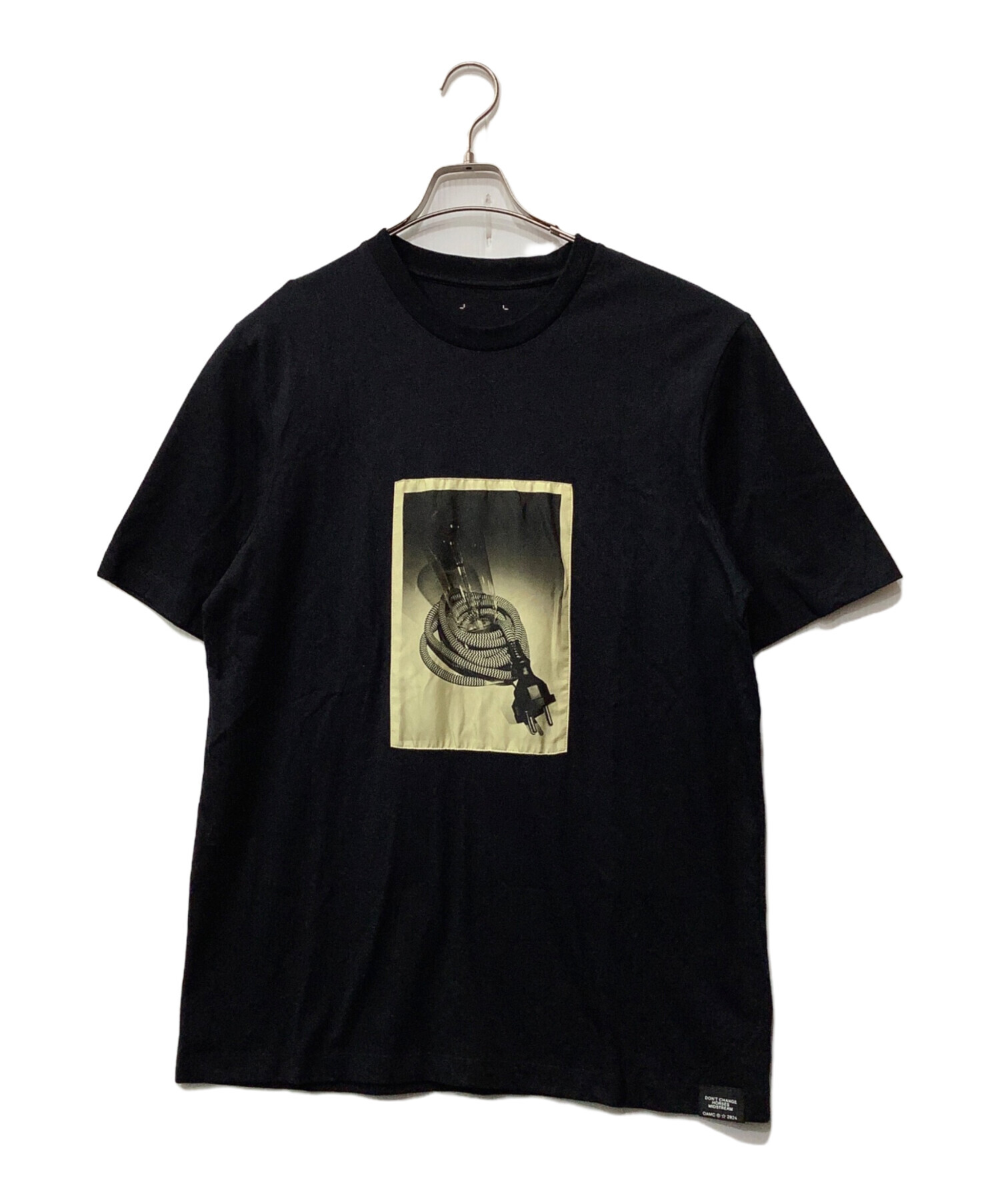 中古・古着通販】OAMC (オーエーエムシー) 半袖Tシャツ ブラック 