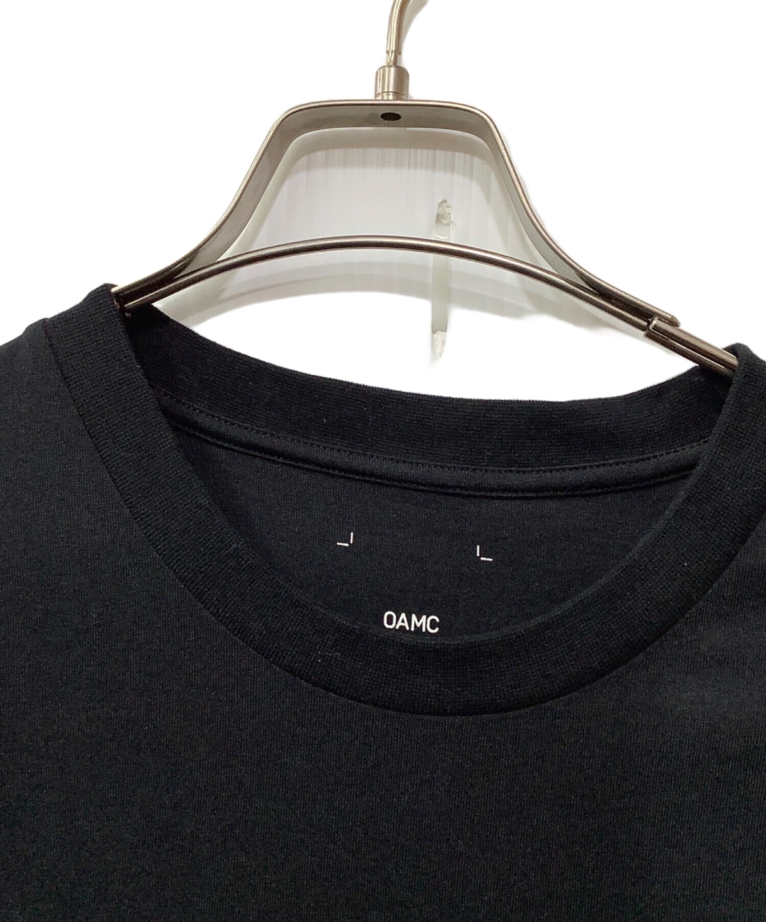中古・古着通販】OAMC (オーエーエムシー) 半袖Tシャツ ブラック 